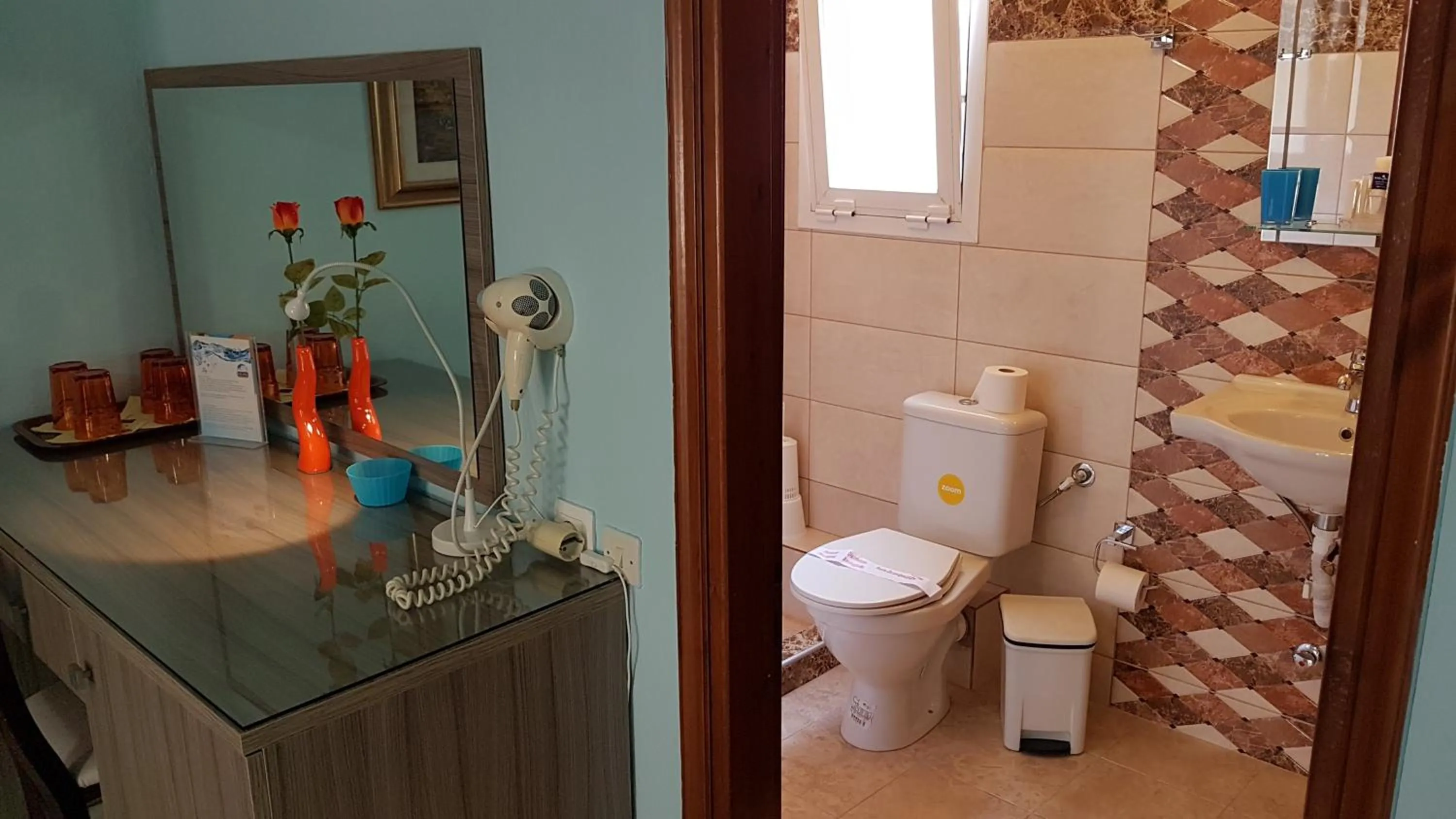 Toilet in Hotel White Rose Beach