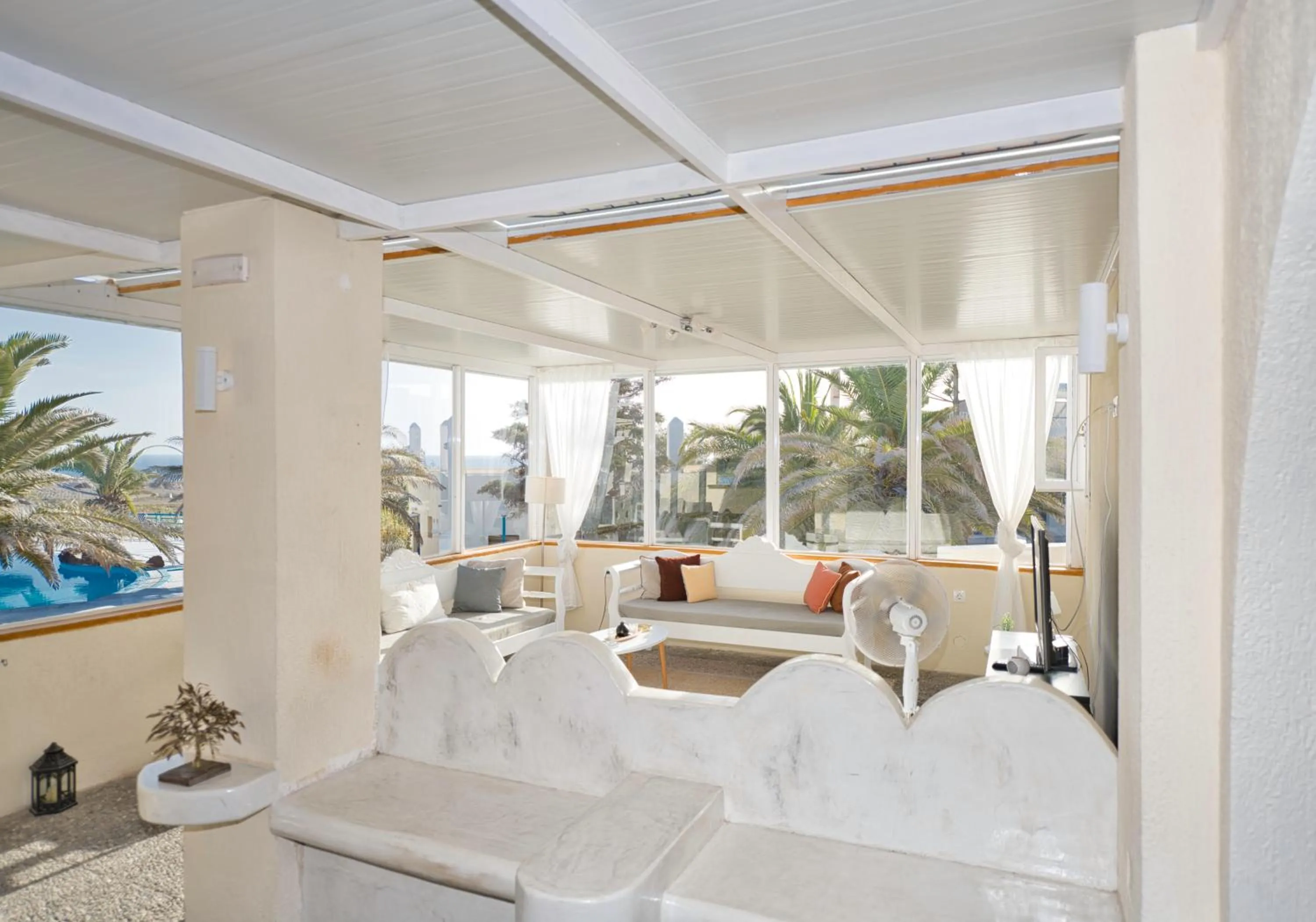 Seating area in Caldera View Resort - Adults Only