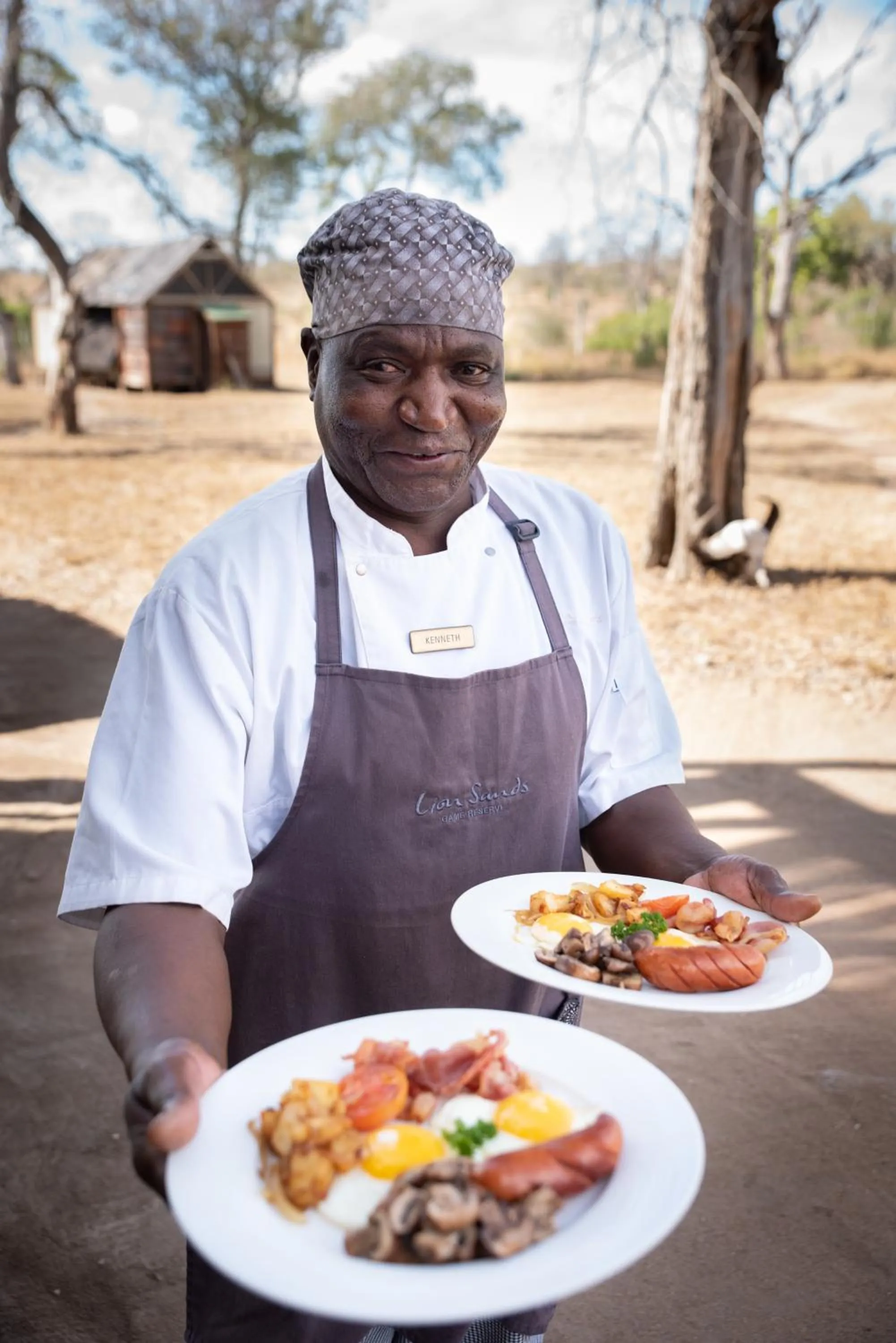 Breakfast in Buffelshoek Tented Camp