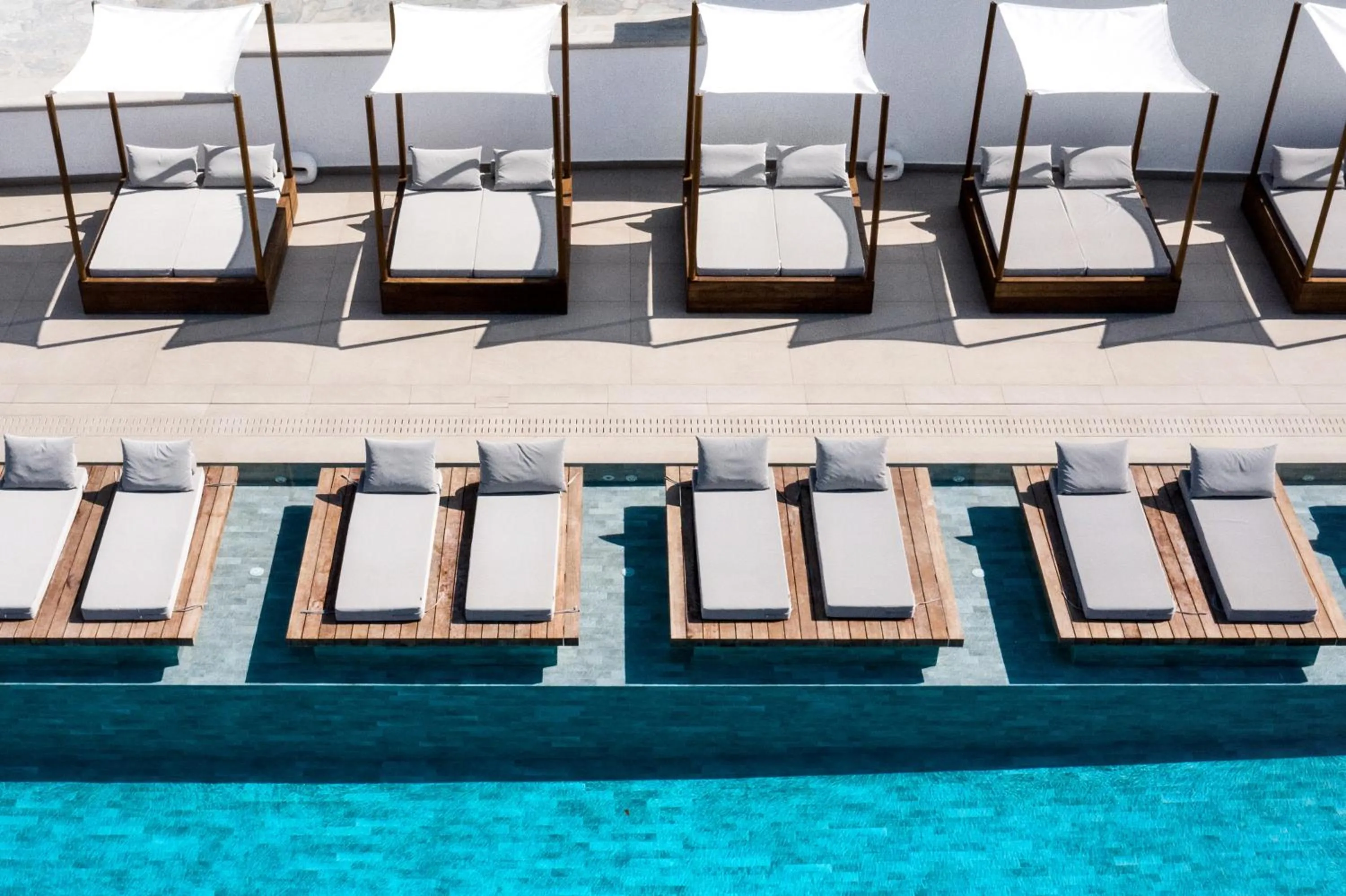 Swimming pool in Manoula's Beach Mykonos Resort