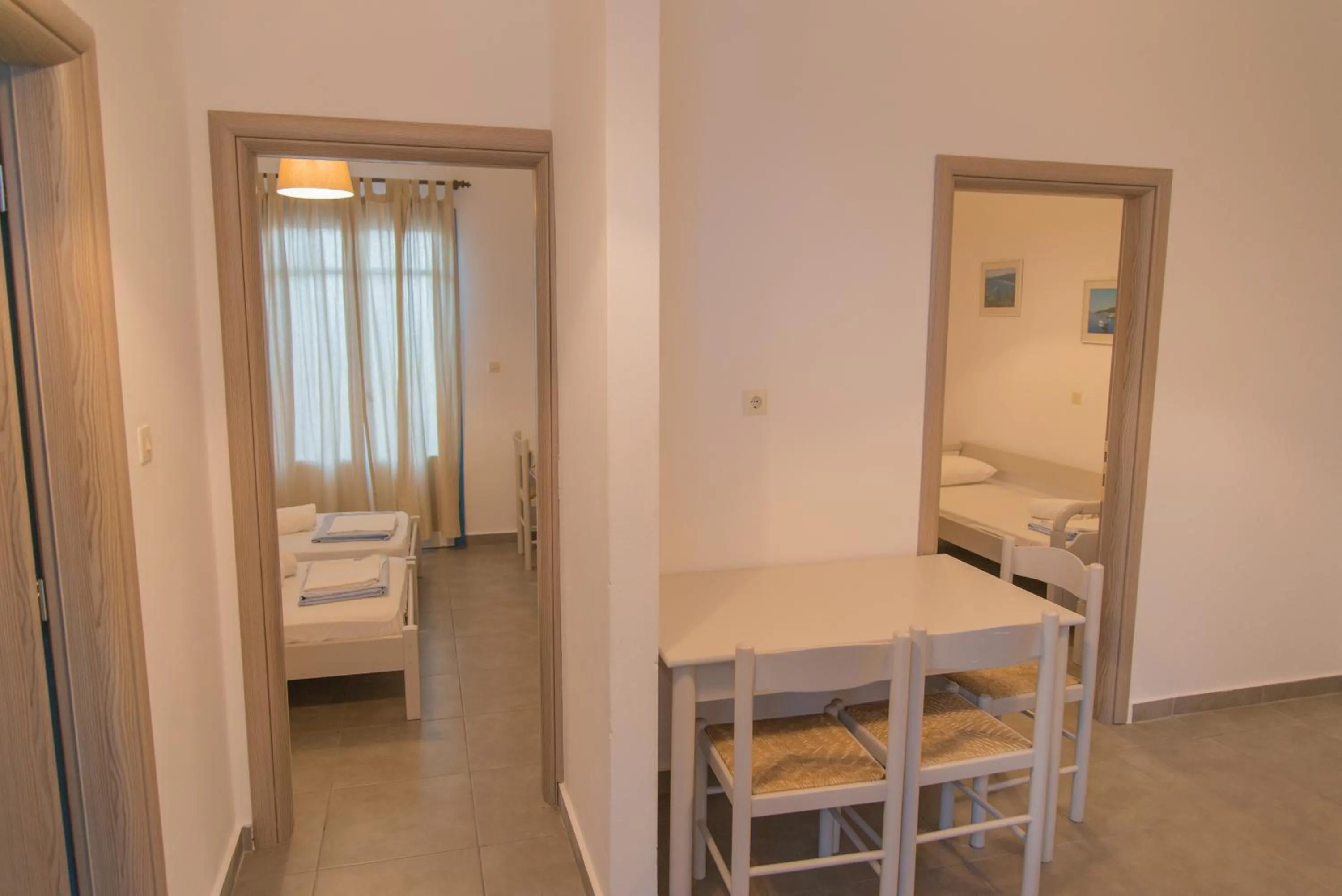 Bed in Ostria Hotel & Apartments