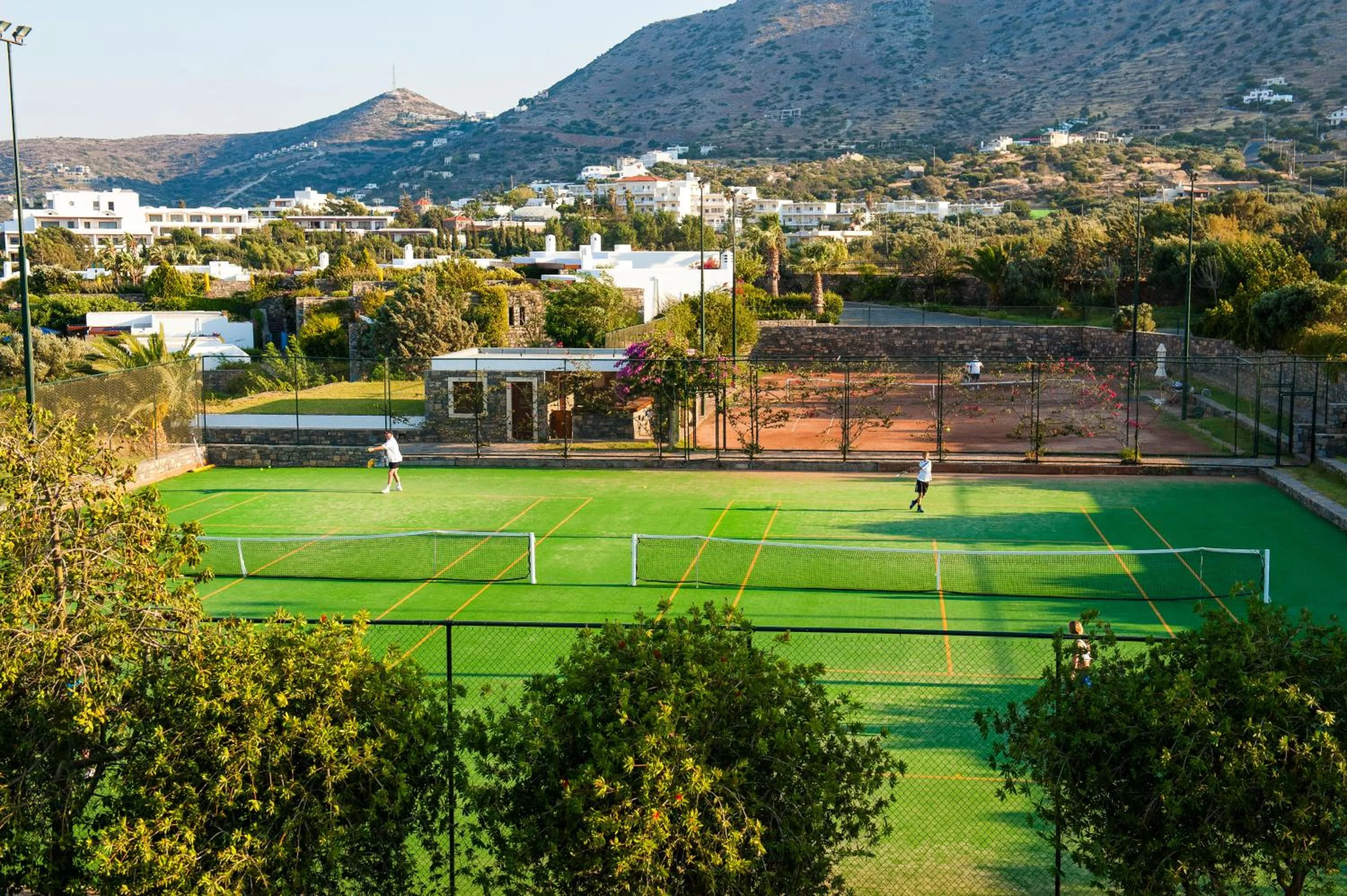 Tennis court in Elounda Bay Palace, a Member of the Leading Hotels of the World
