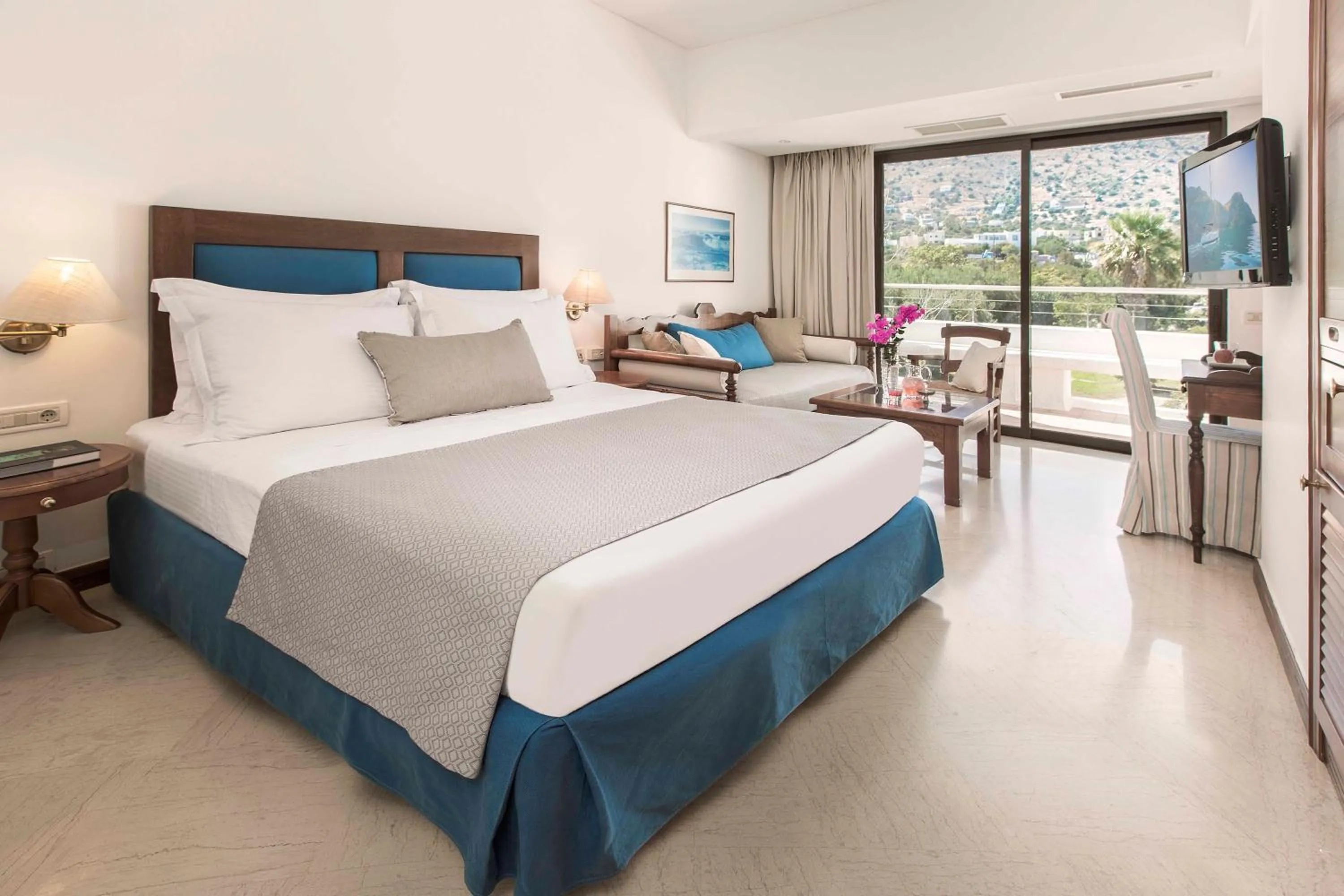 Photo of the whole room, Bed in Elounda Bay Palace, a Member of the Leading Hotels of the World
