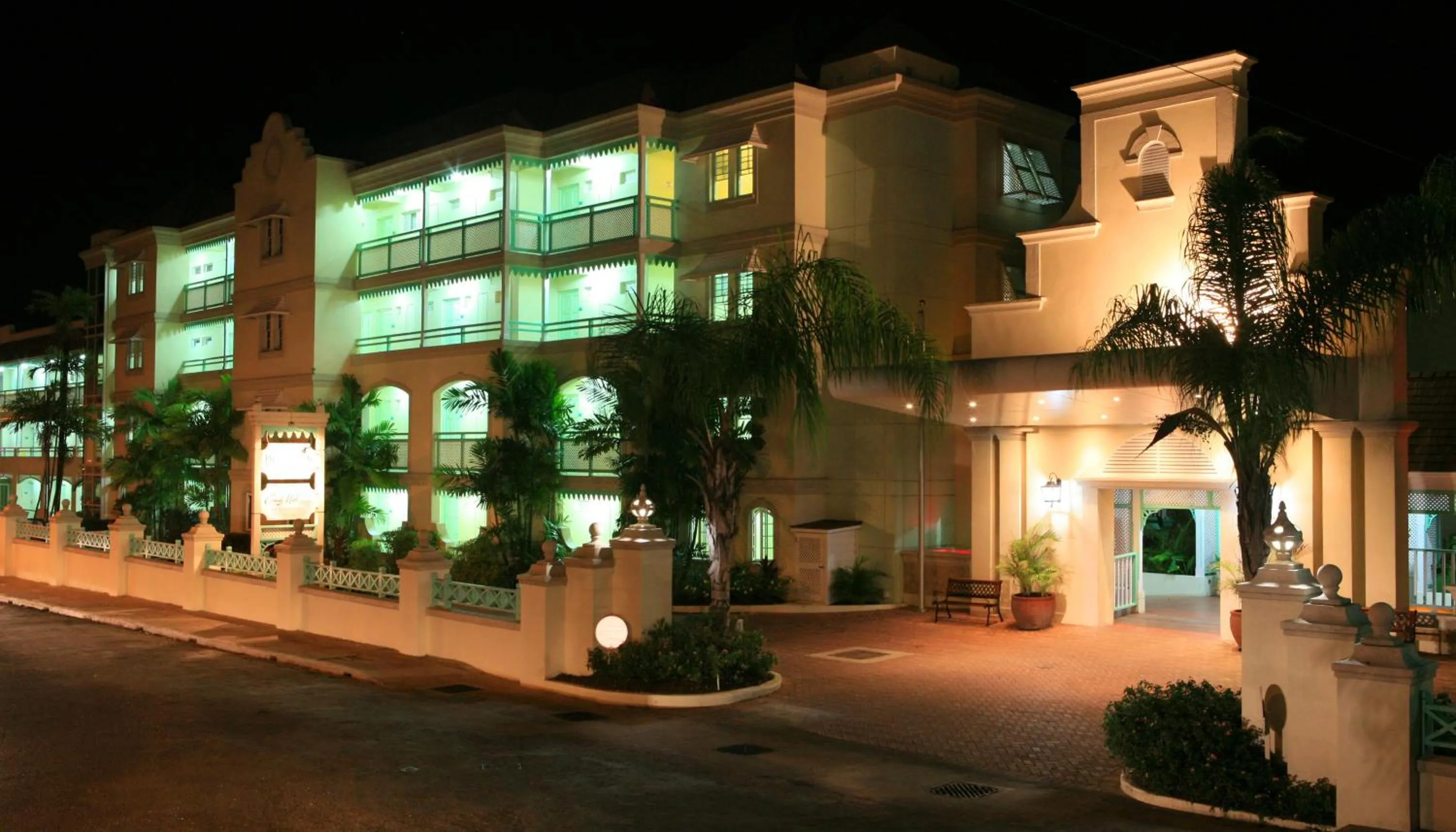 Facade/entrance in Blue Orchids Beach Hotel