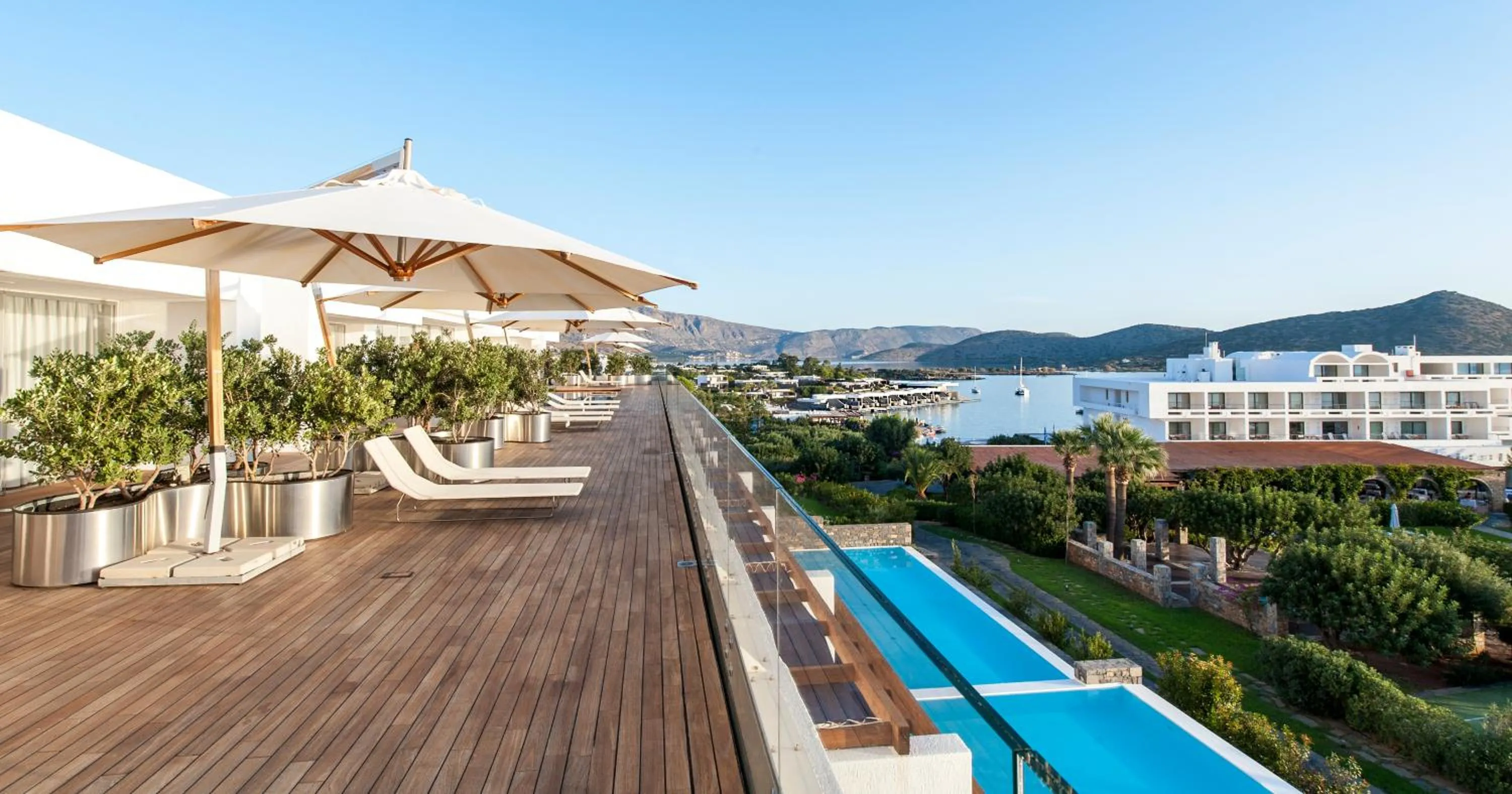 Balcony/Terrace in Elounda Beach Hotel & Villas, a Member of the Leading Hotels of the World