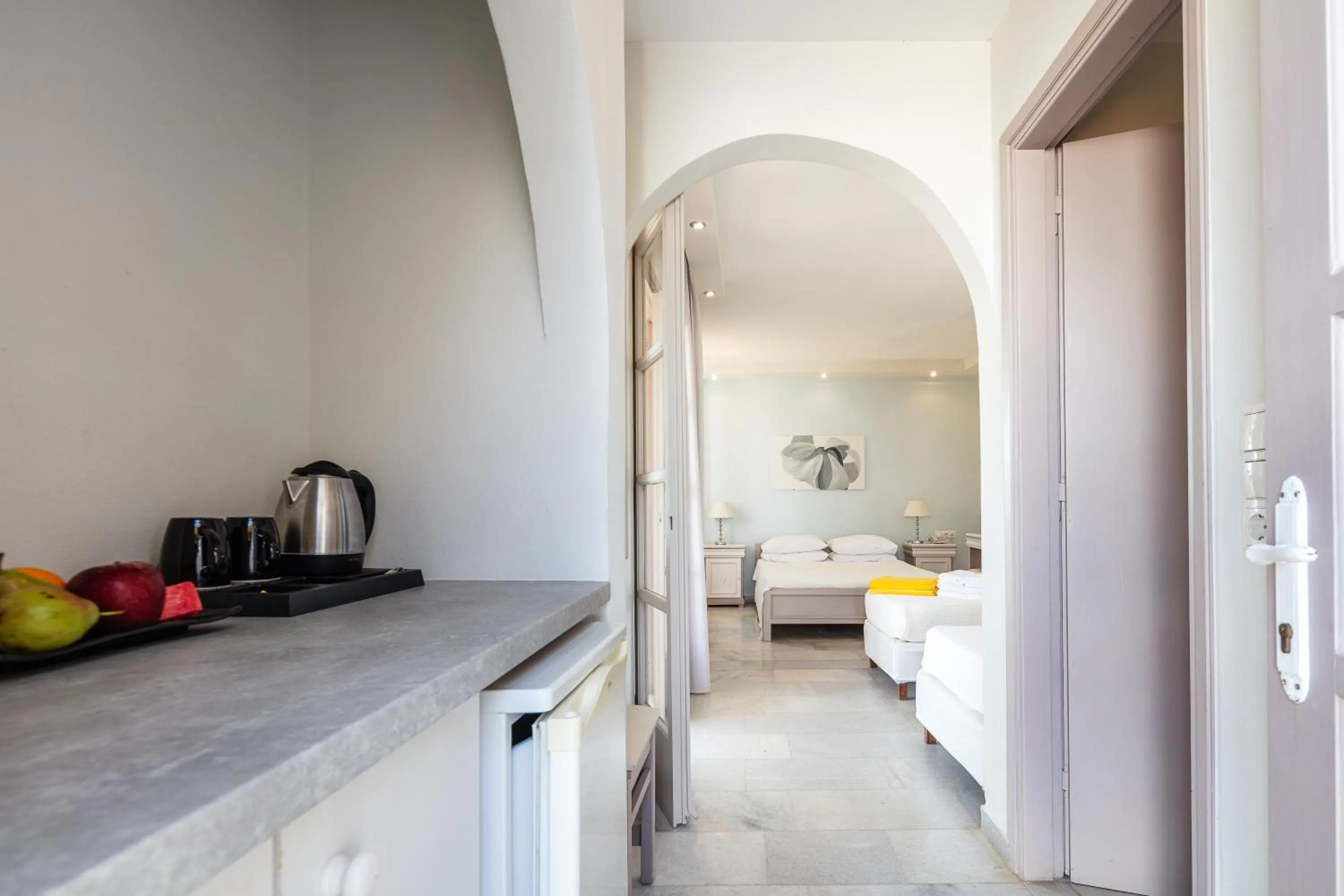 Bed in Kavuras Village Hotel & Suites