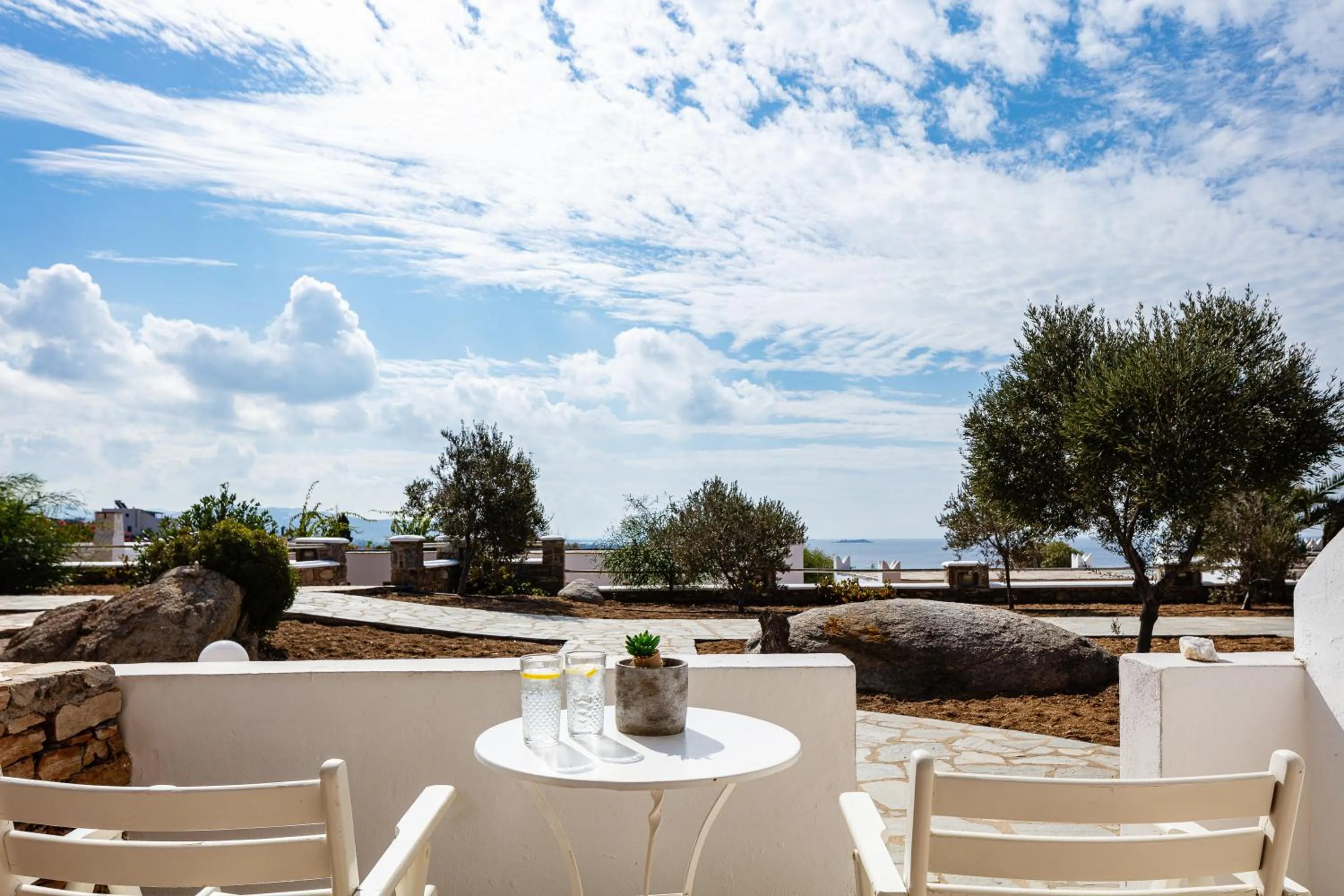 Patio in Kavuras Village Hotel & Suites