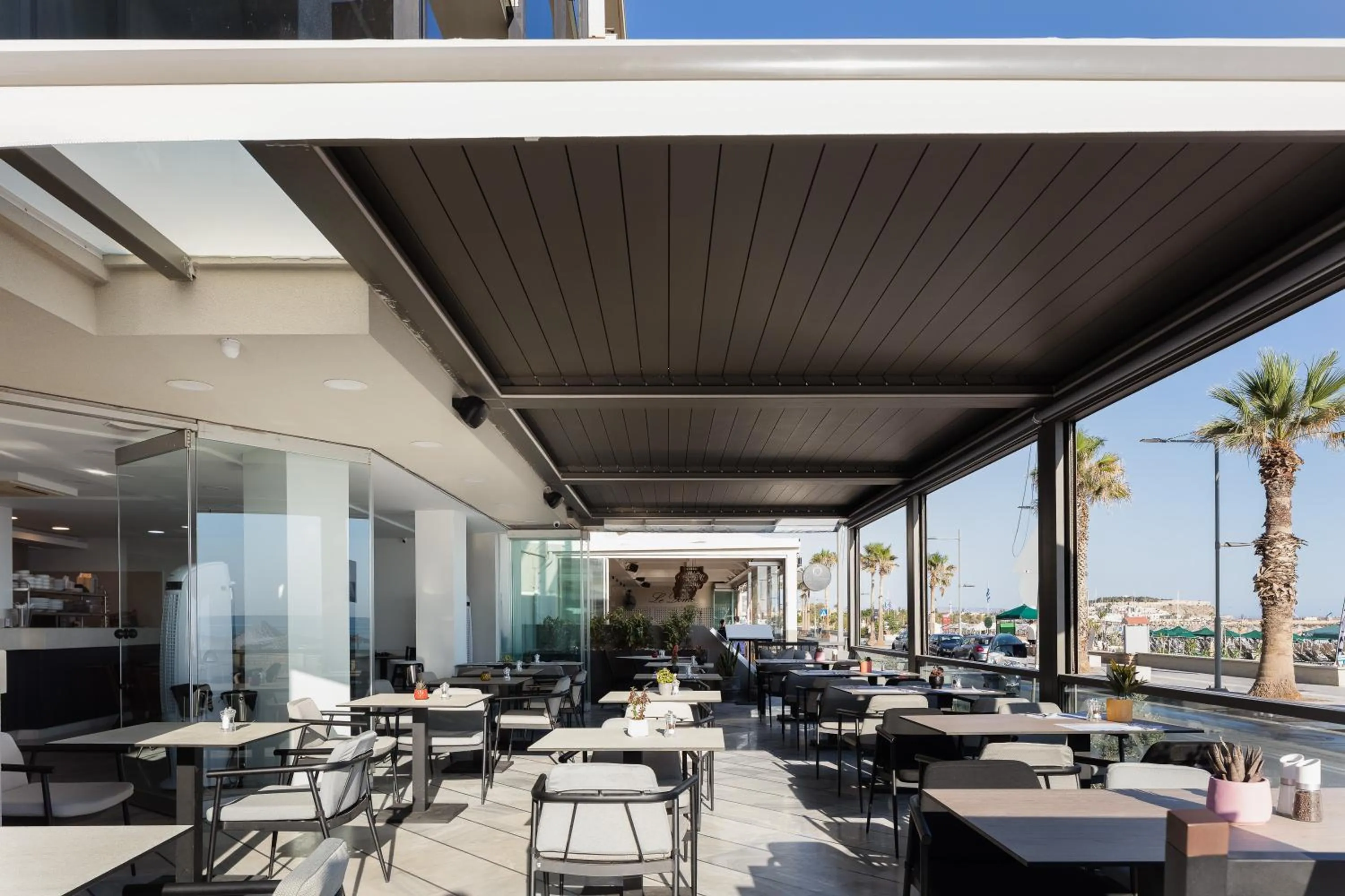 Breakfast in Steris Elegant Beach Hotel