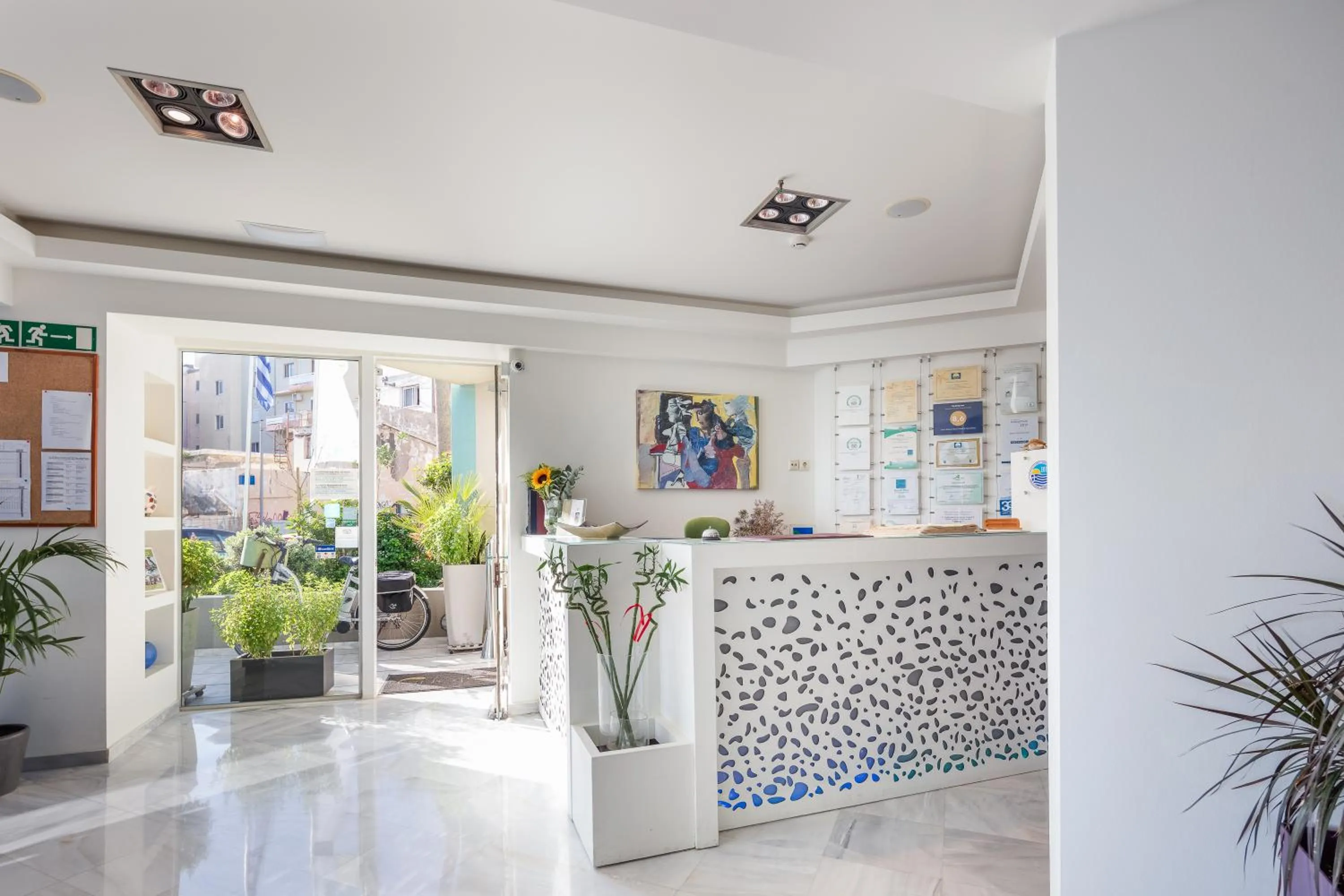 Lobby or reception in Steris Elegant Beach Hotel