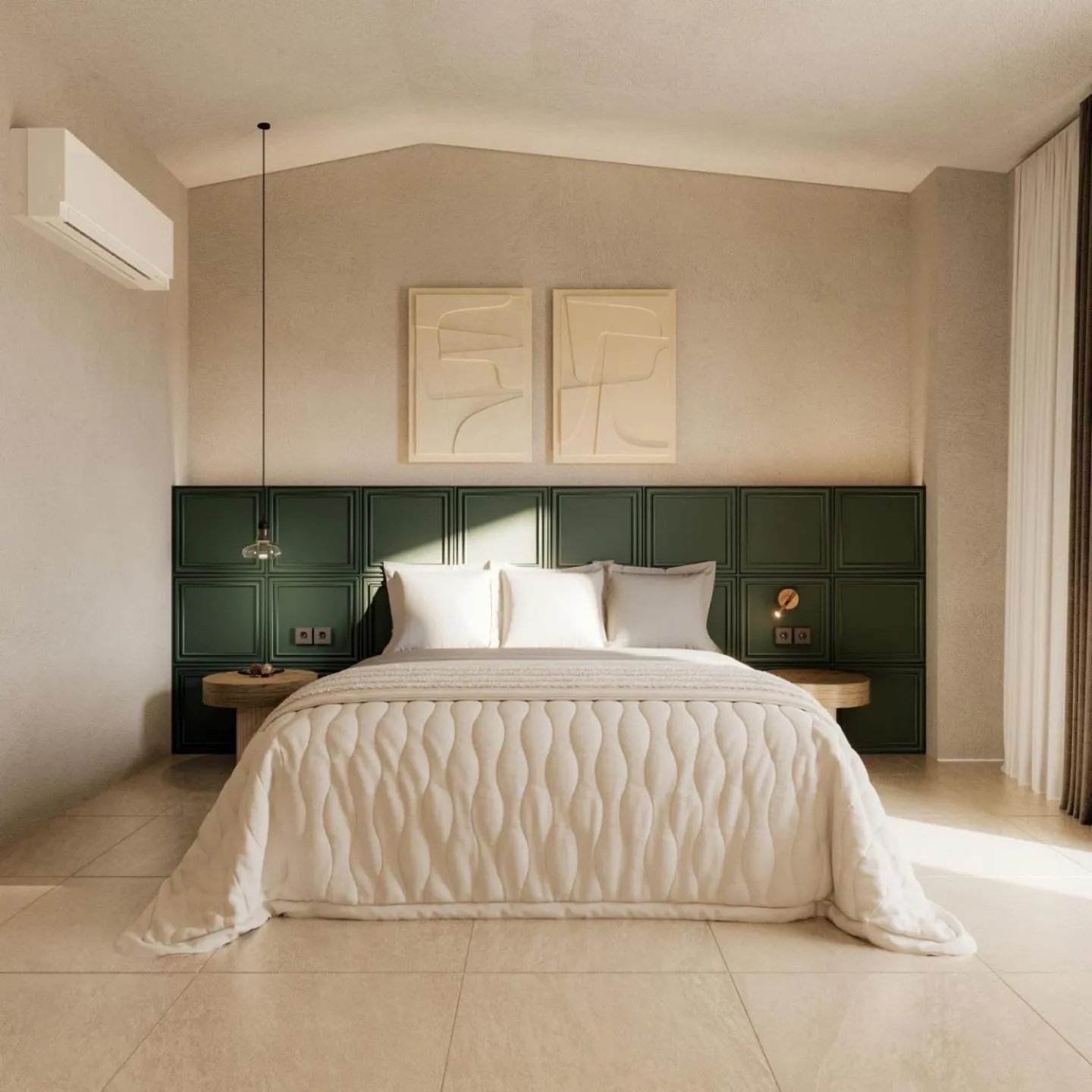 Bed in Zante Pantheon Hotel