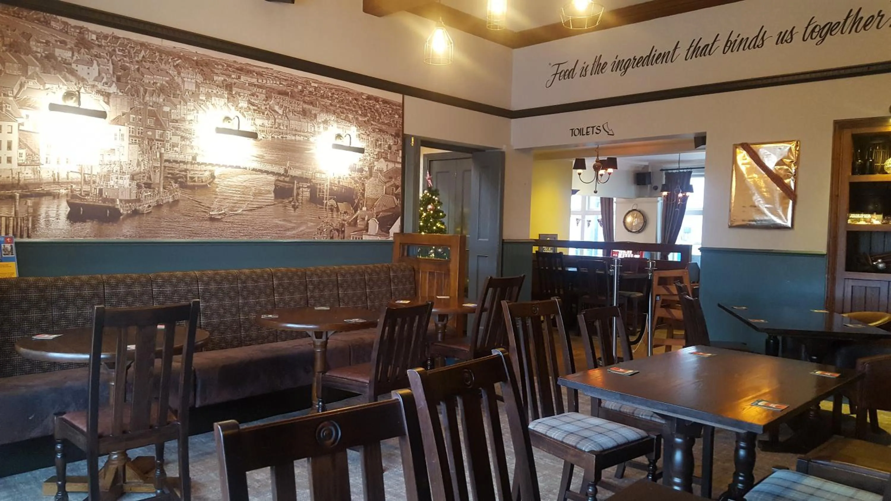 Dining area in The Dolphin Hotel