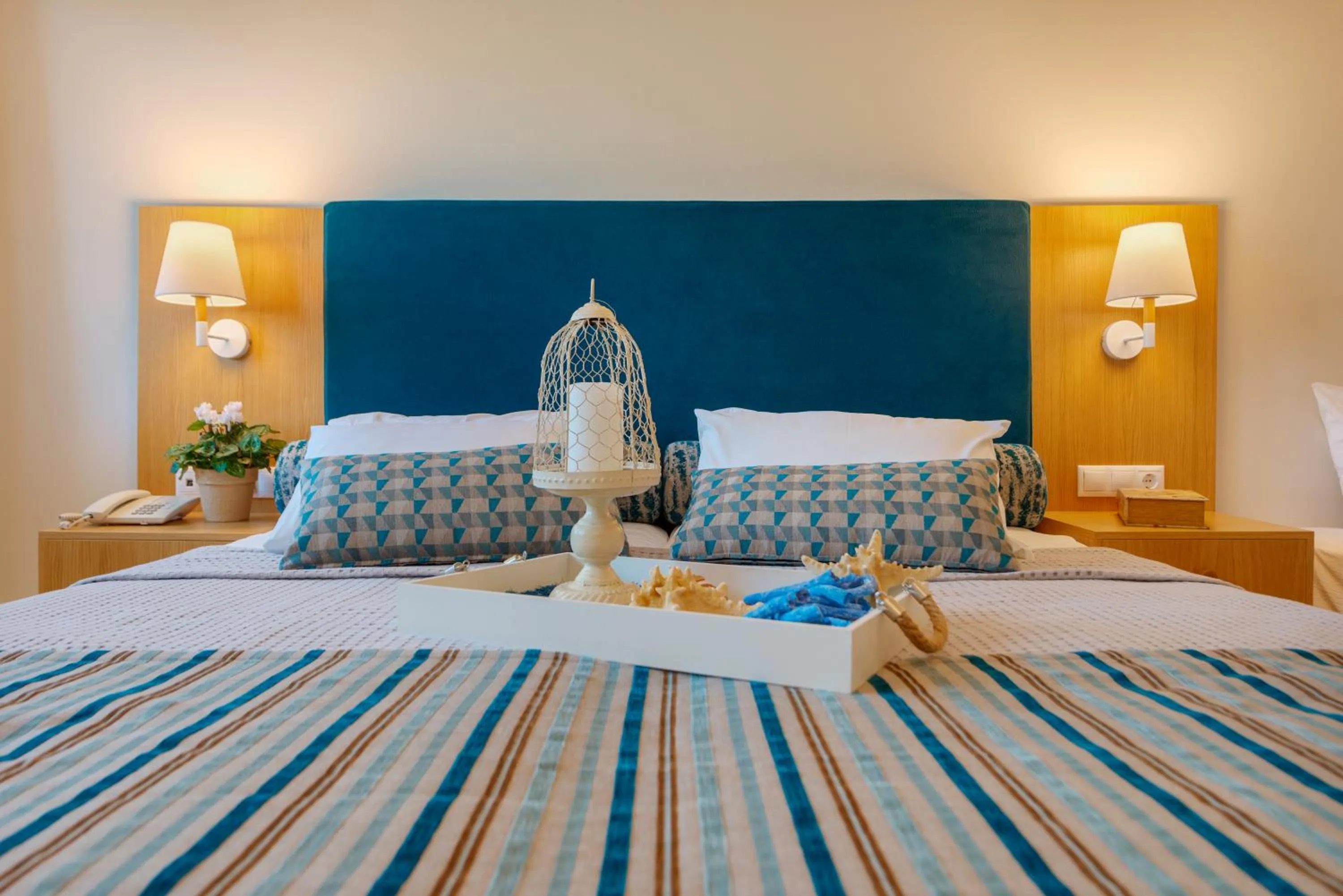 Bed in Dolphin Bay Seaside Resort & Suites