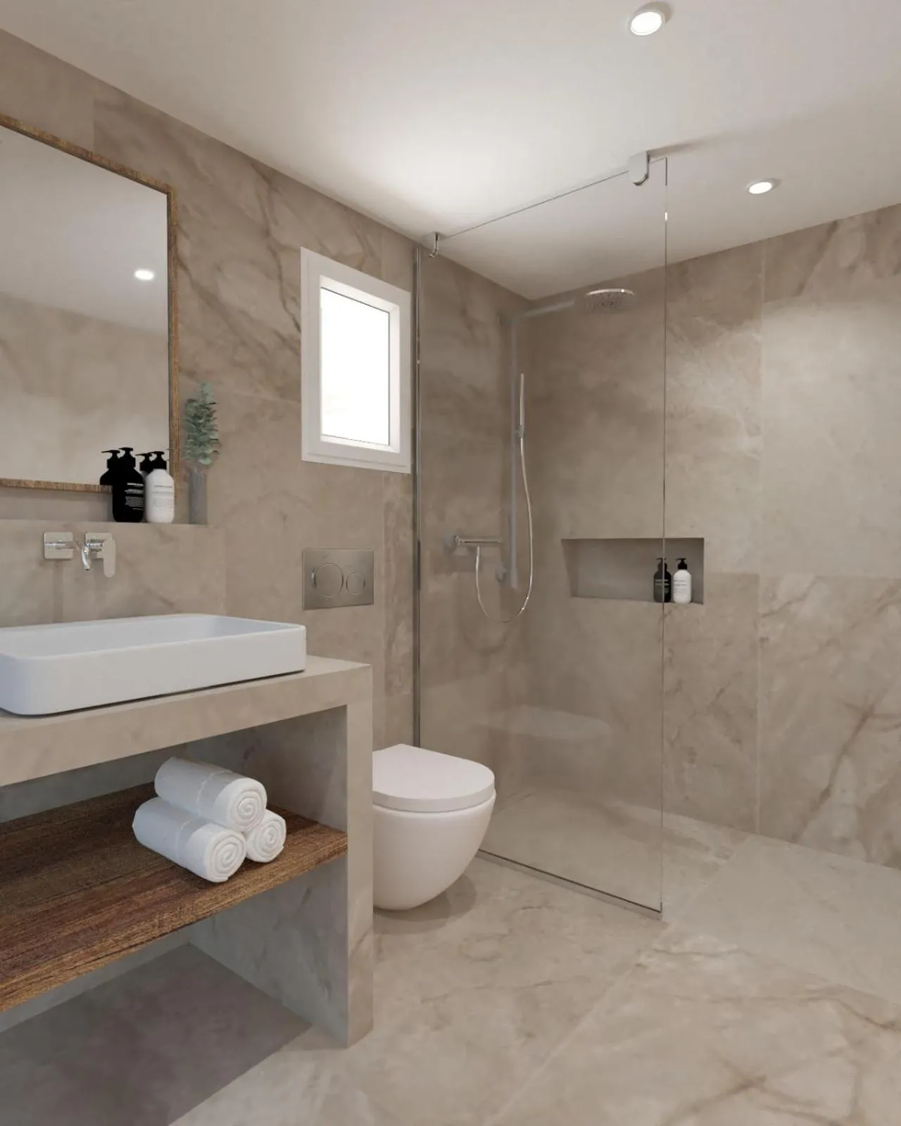 Shower in Dolphin Bay Seaside Resort & Suites