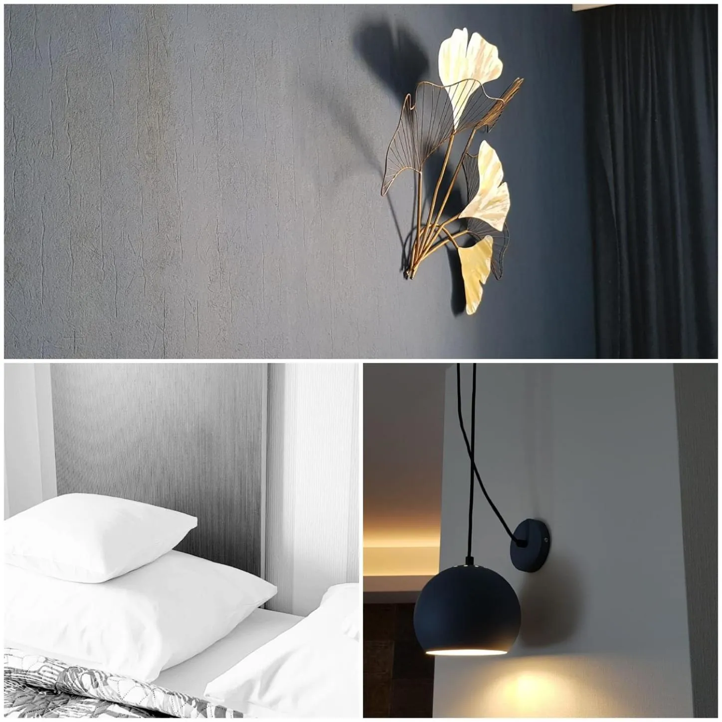 Decorative detail, Bed in Hotel Scholz