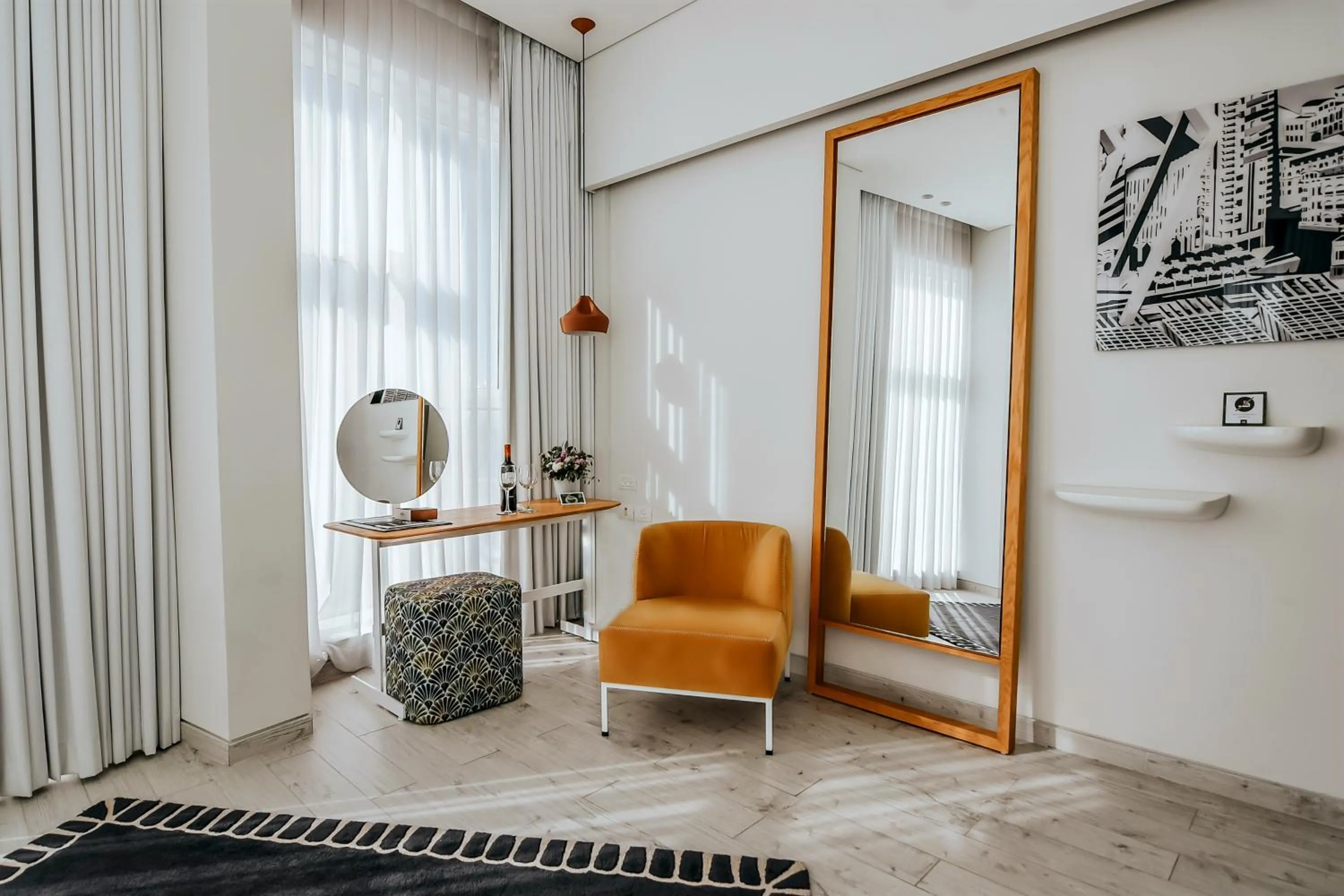 Seating area in 65 Hotel, Rothschild Tel Aviv - an Atlas Boutique Hotel