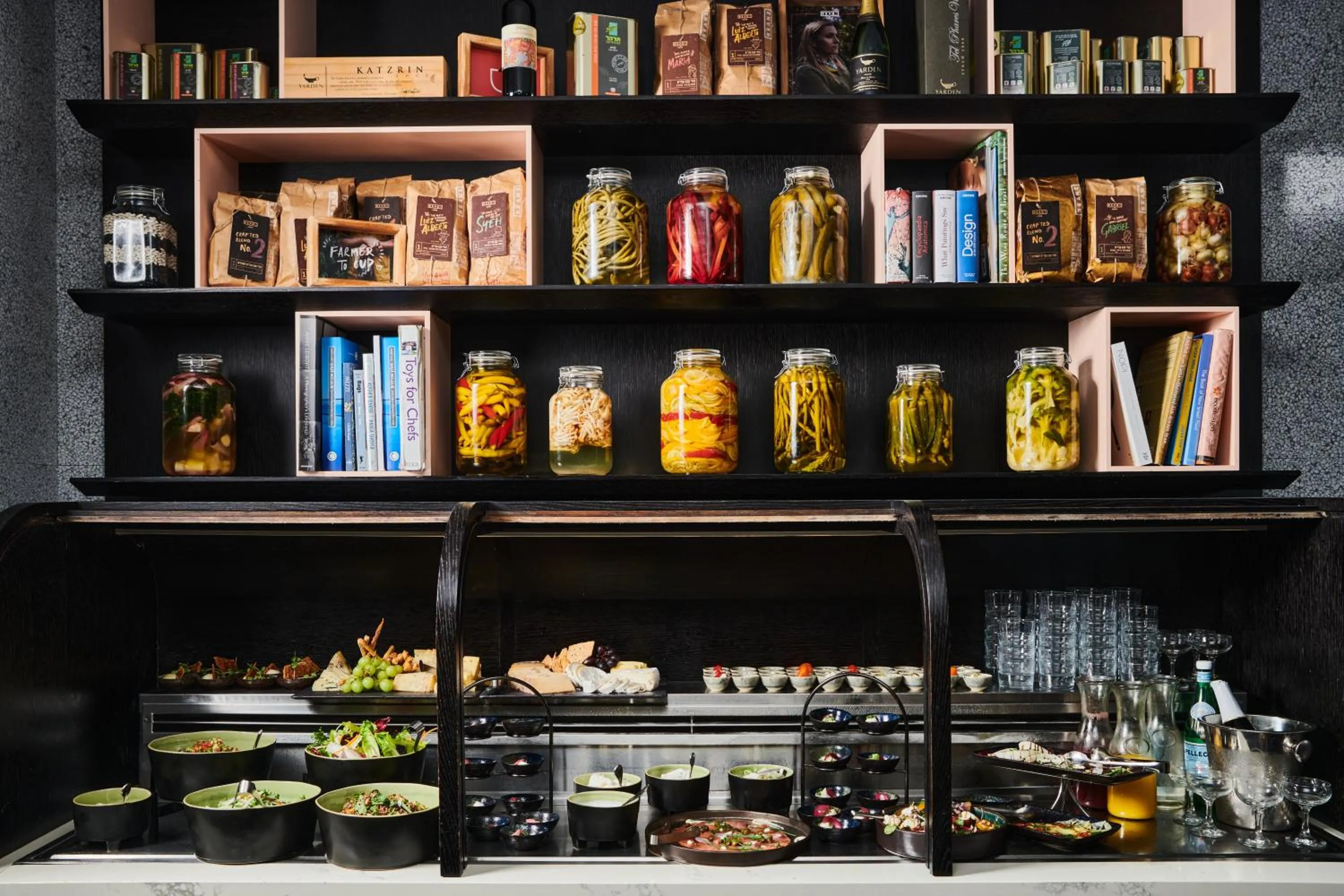 Lounge or bar in 65 Hotel, Rothschild Tel Aviv - an Atlas Boutique Hotel