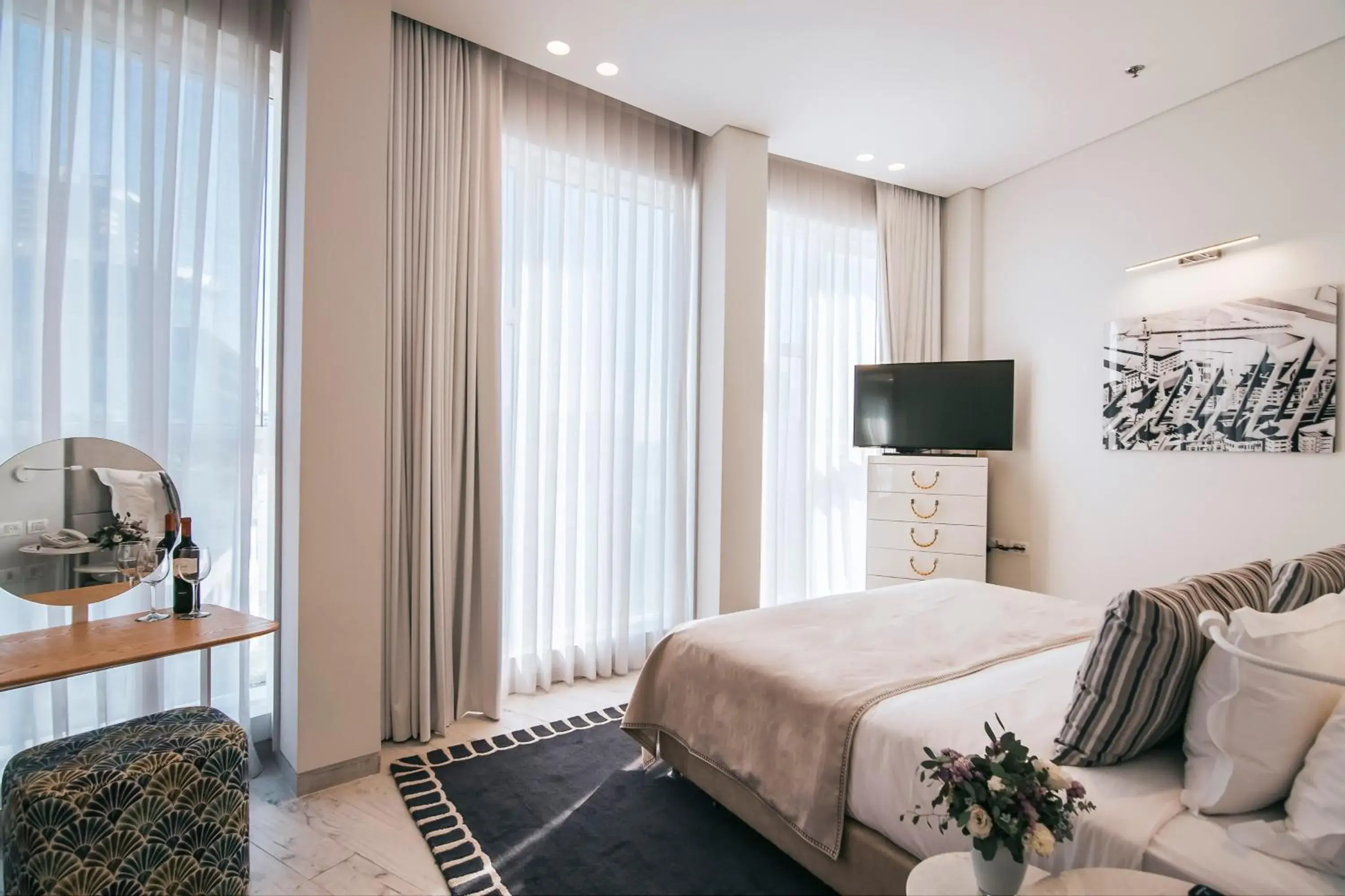 Superior Double or Twin Room with City View in 65 Hotel, Rothschild Tel Aviv - an Atlas Boutique Hotel Superior Double or Twin Room with City View in 65 Hotel, Rothschild Tel Aviv - an Atlas Boutique Hotel