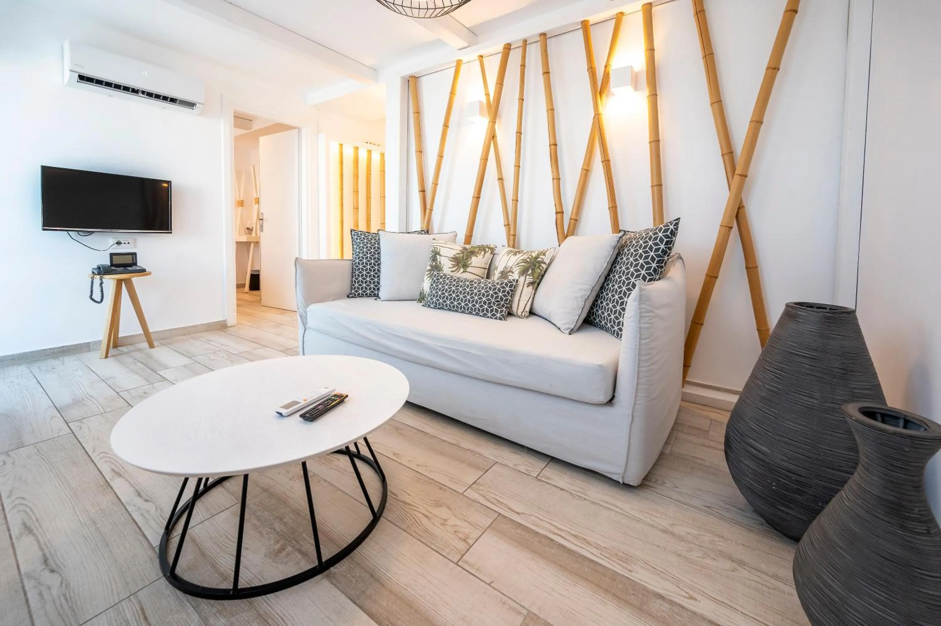 Seating area in Smy Mediterranean White Santorini