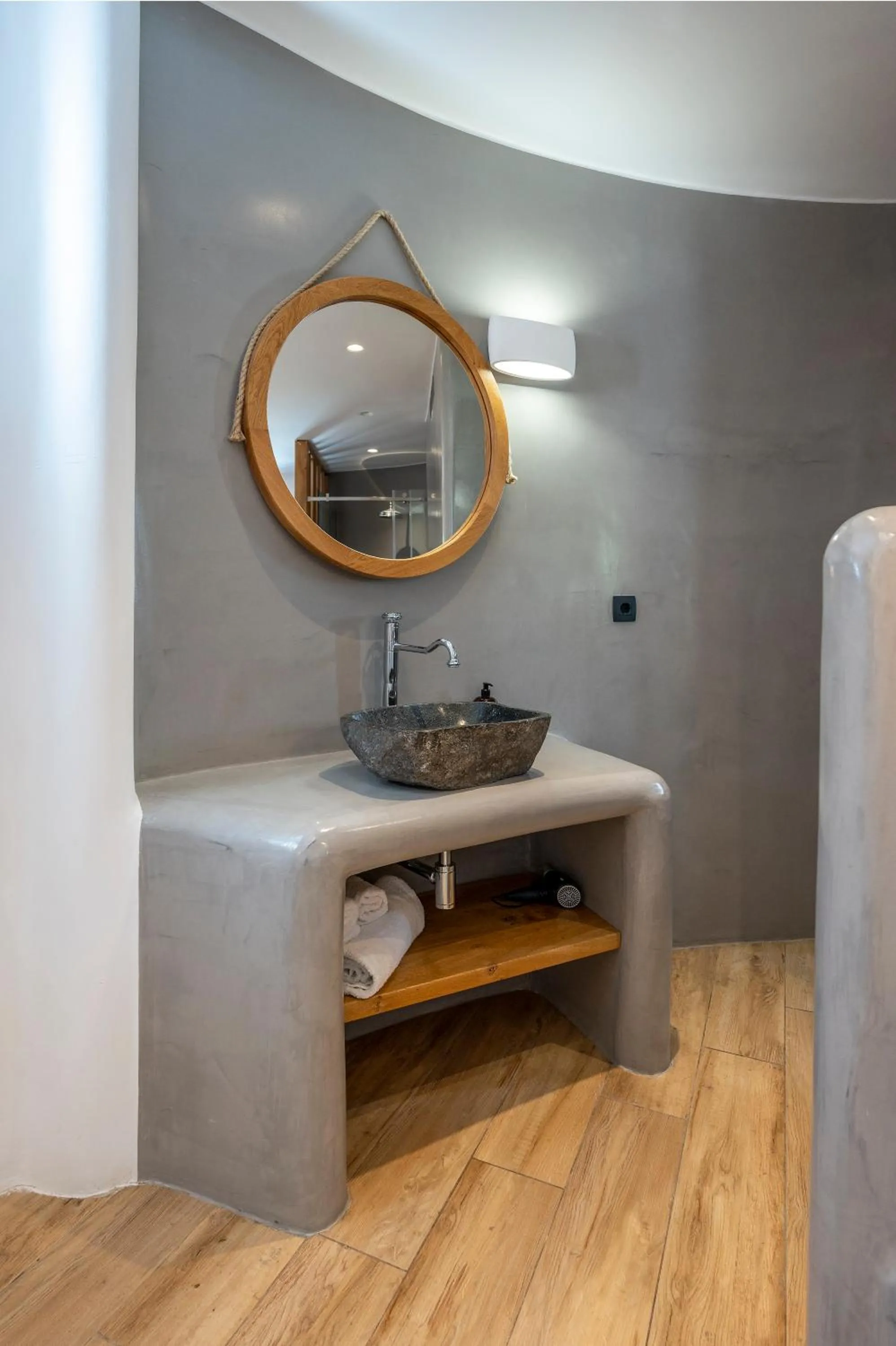 Bathroom in Smy Mediterranean White Santorini