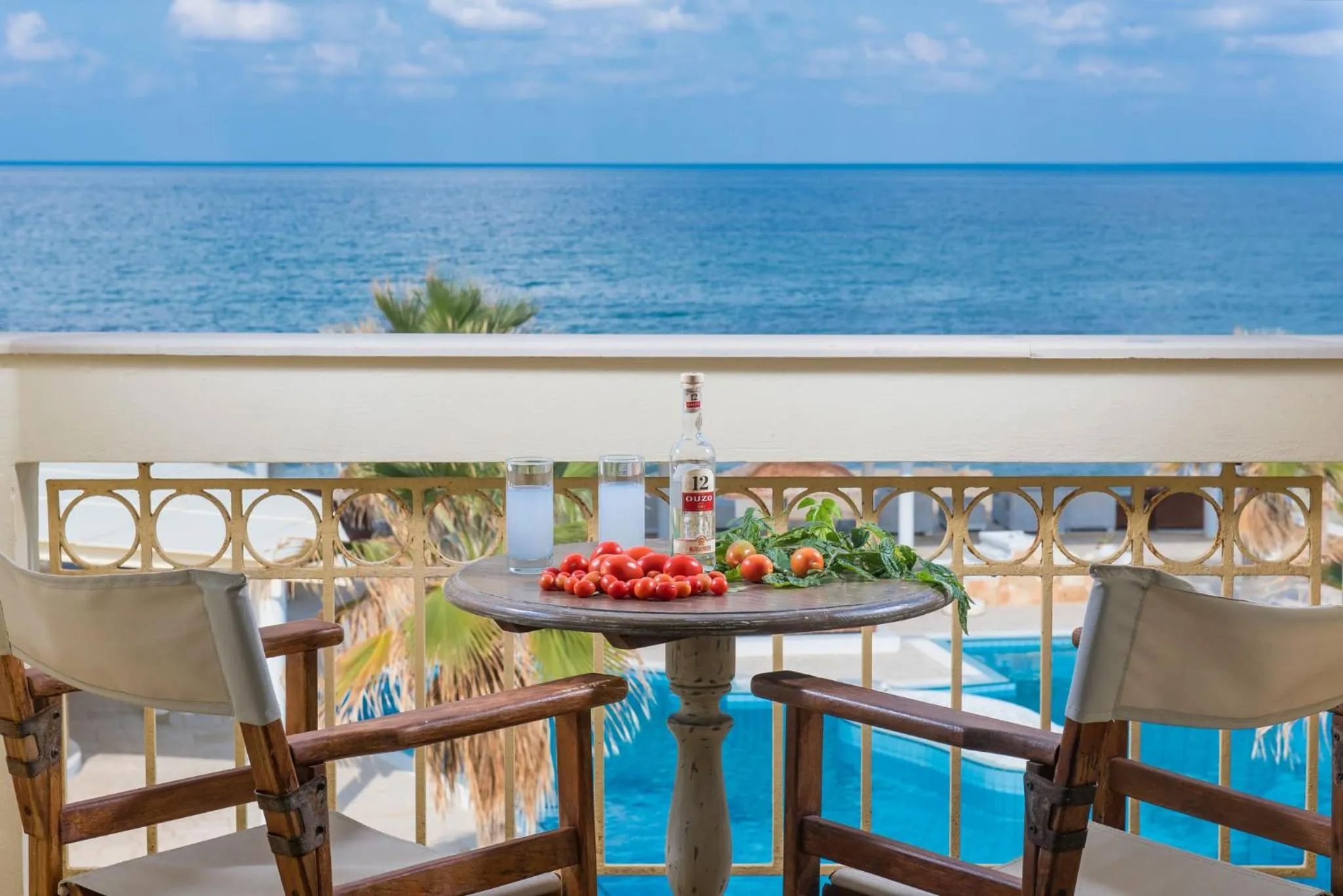 Sea view in Parthenis Beach, Suites by the Sea