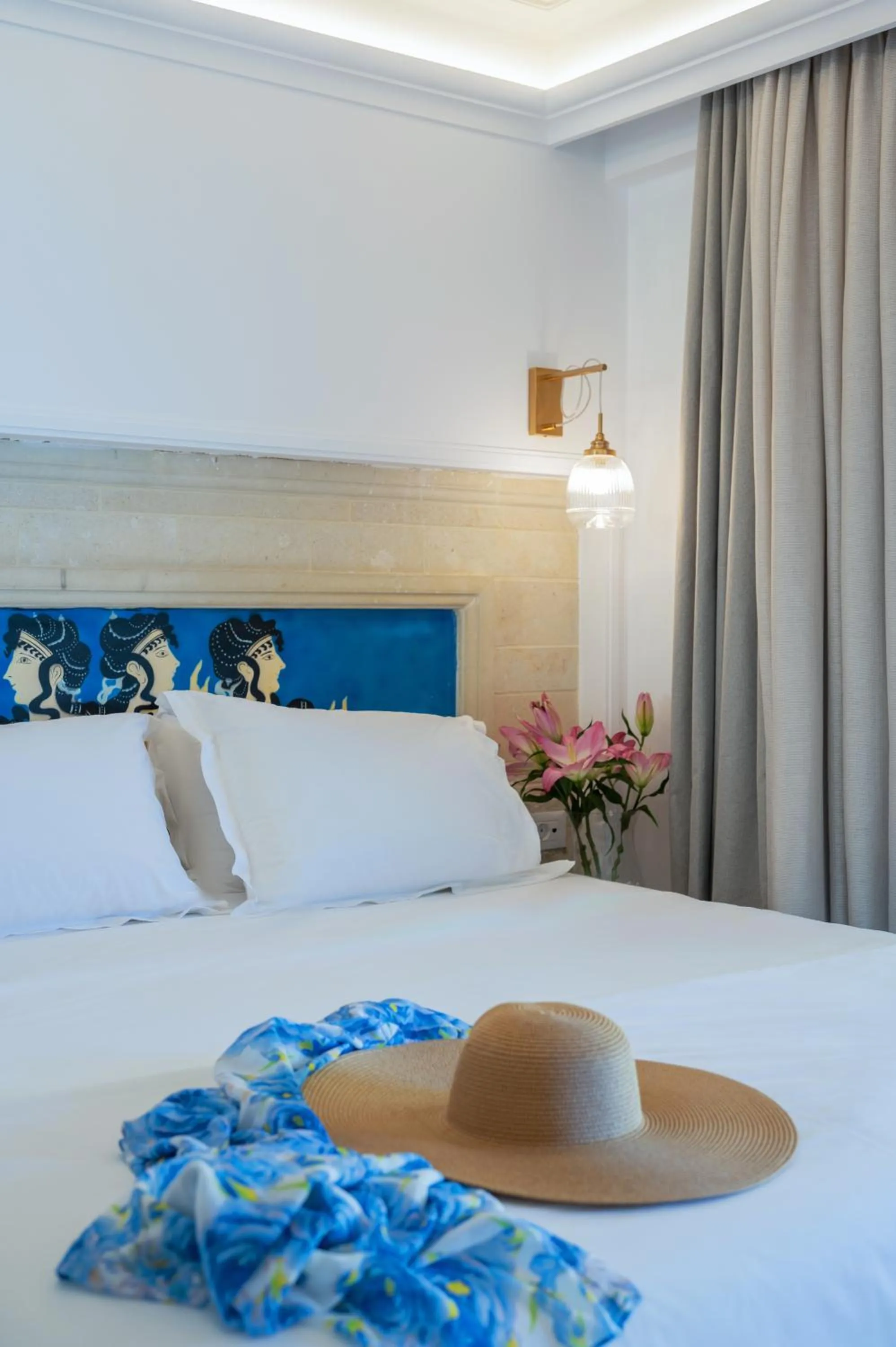 Bed in Parthenis Beach, Suites by the Sea
