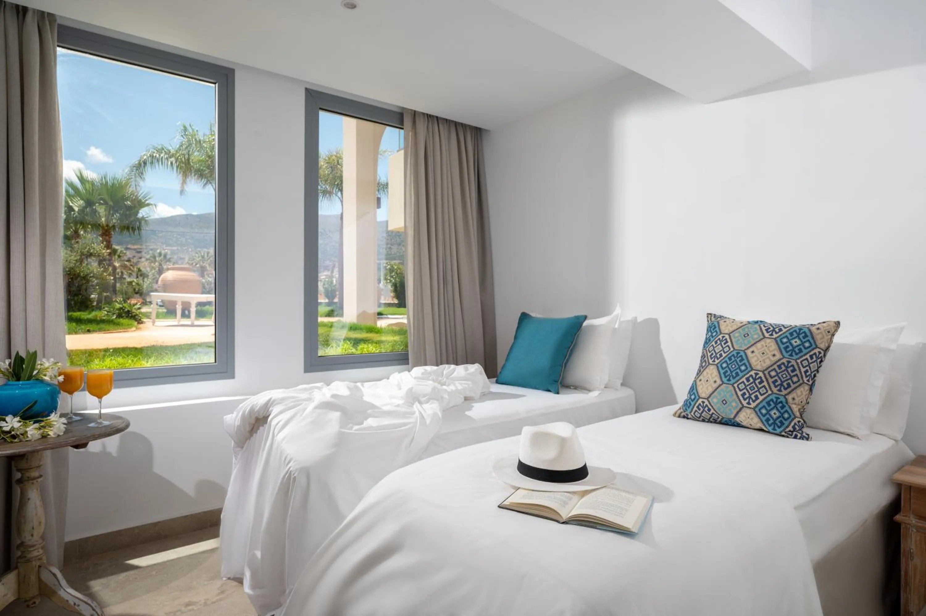 Bed in Parthenis Beach, Suites by the Sea