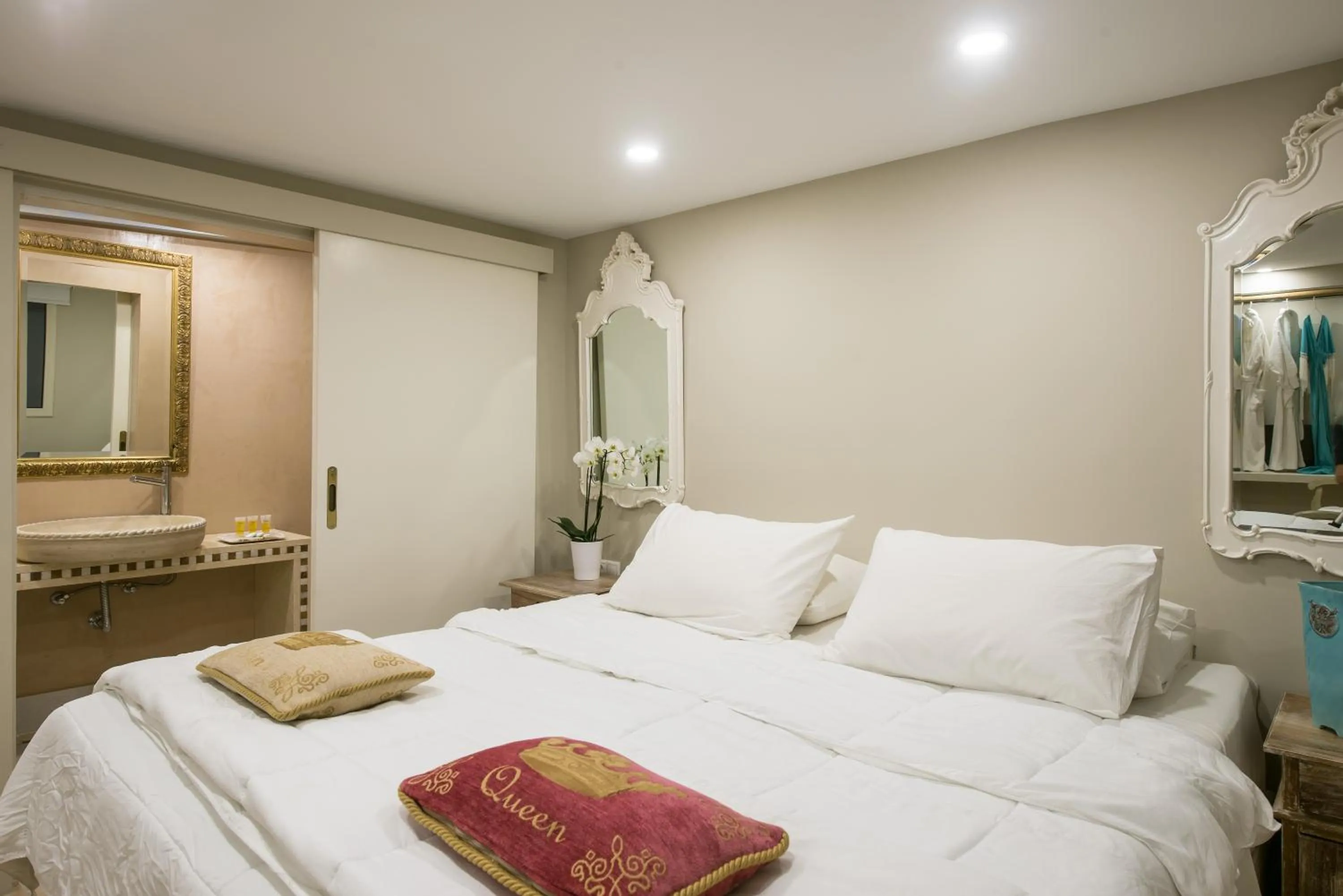 Bed in Parthenis Beach, Suites by the Sea