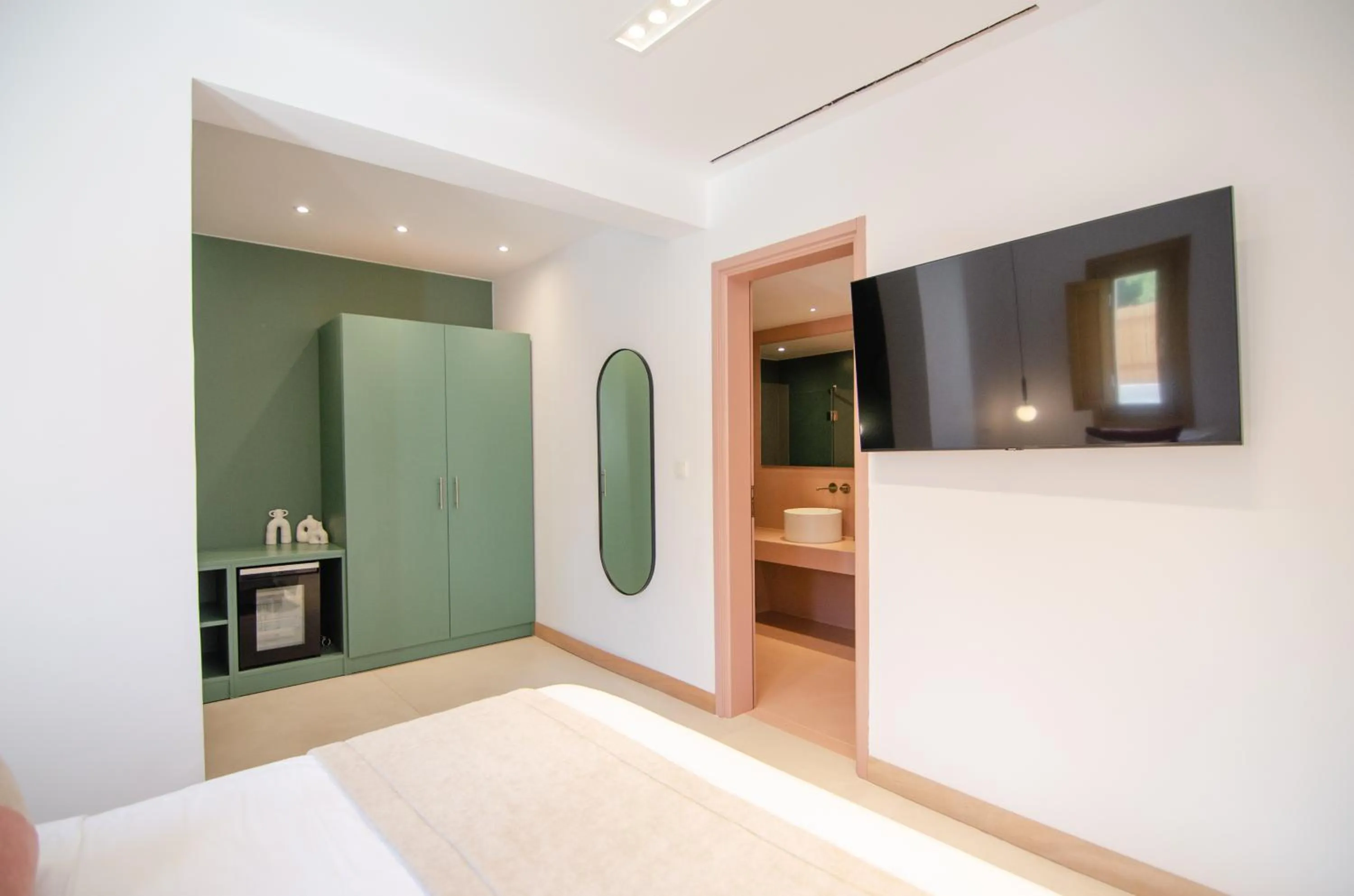 Bedroom, Bed in Dionysos Seaside Resort Ios