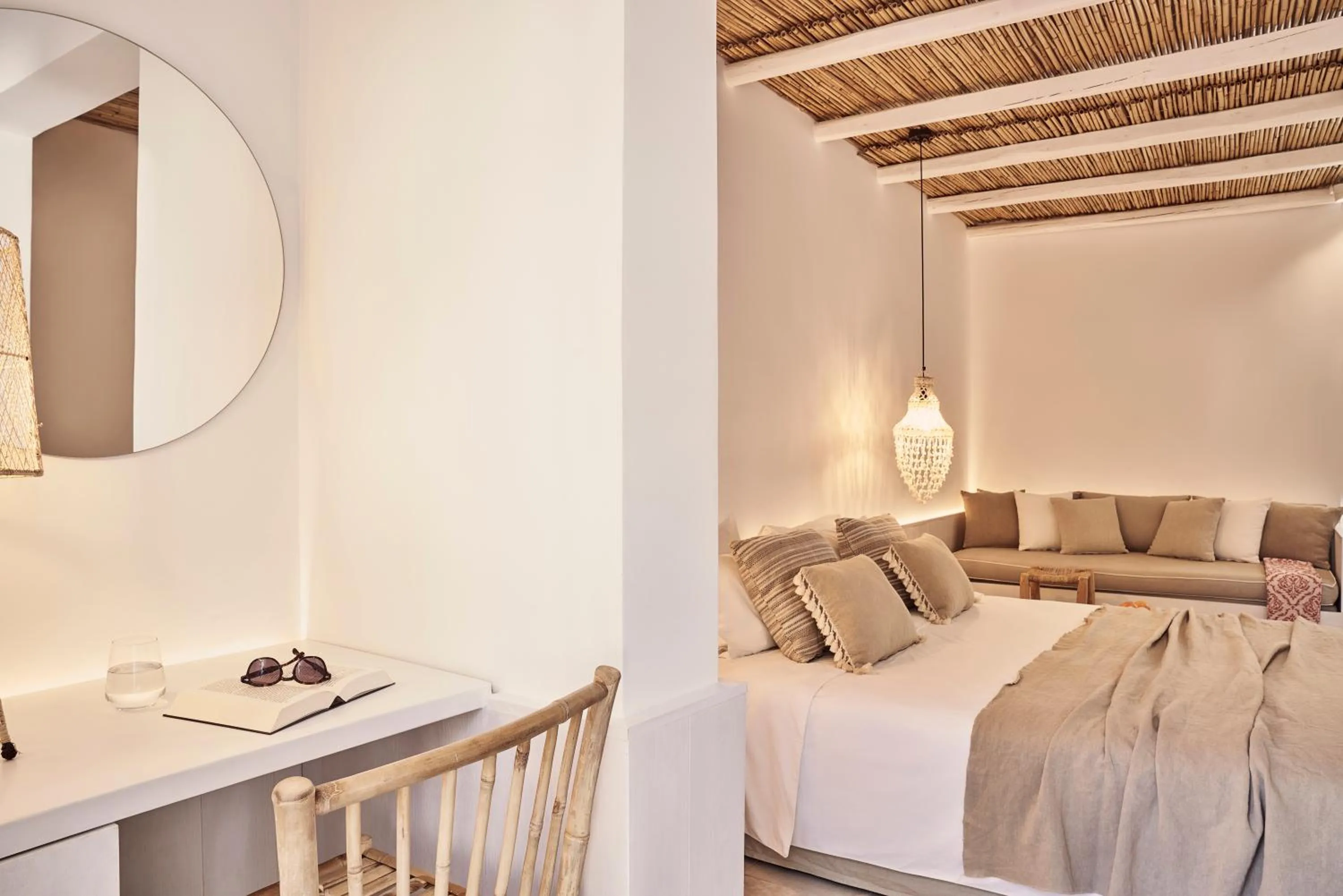 Photo of the whole room, Bed in Dionysos Seaside Resort Ios