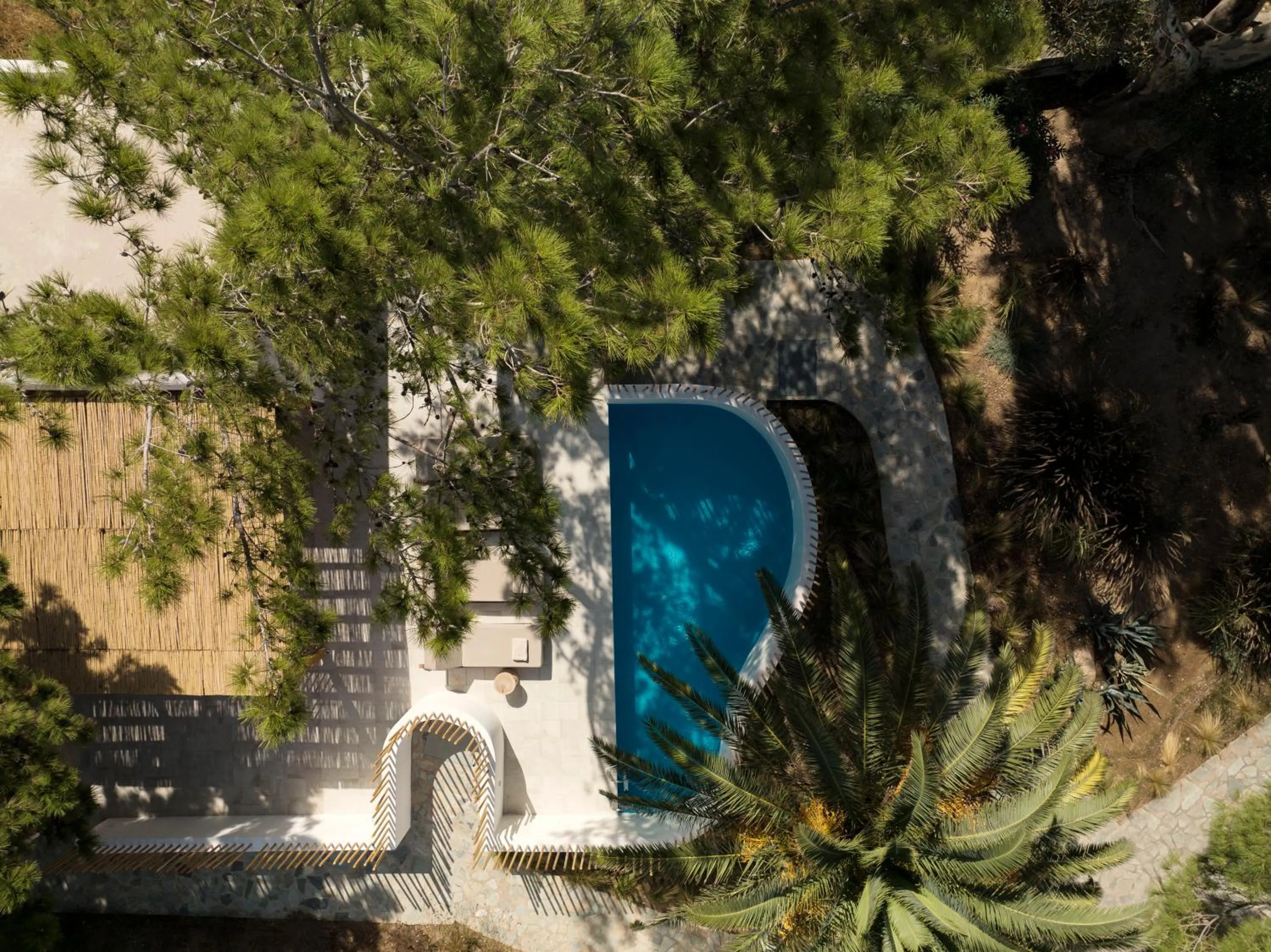 Pool view in Dionysos Seaside Resort Ios