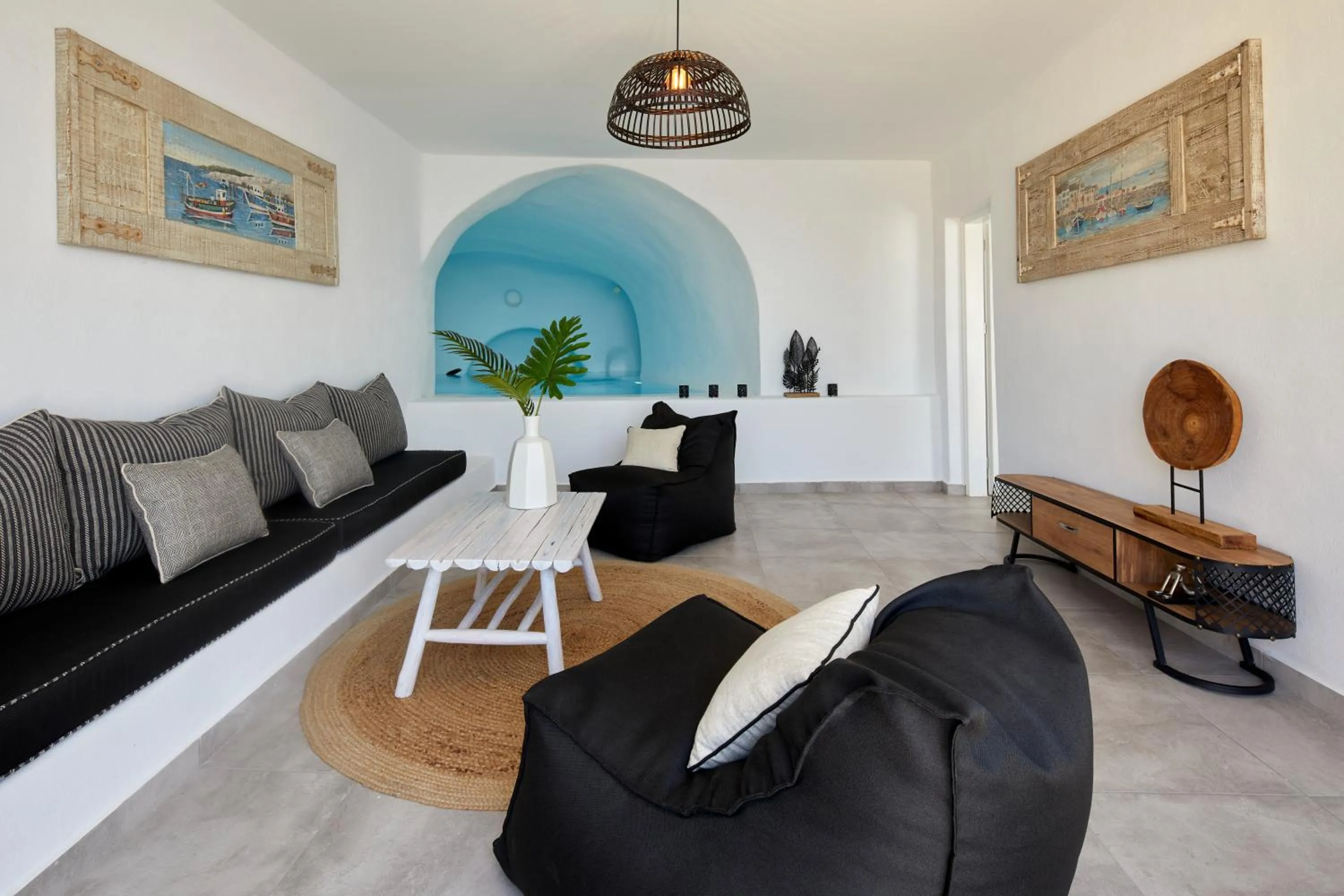 Living room in Thermes Luxury Villas And Spa