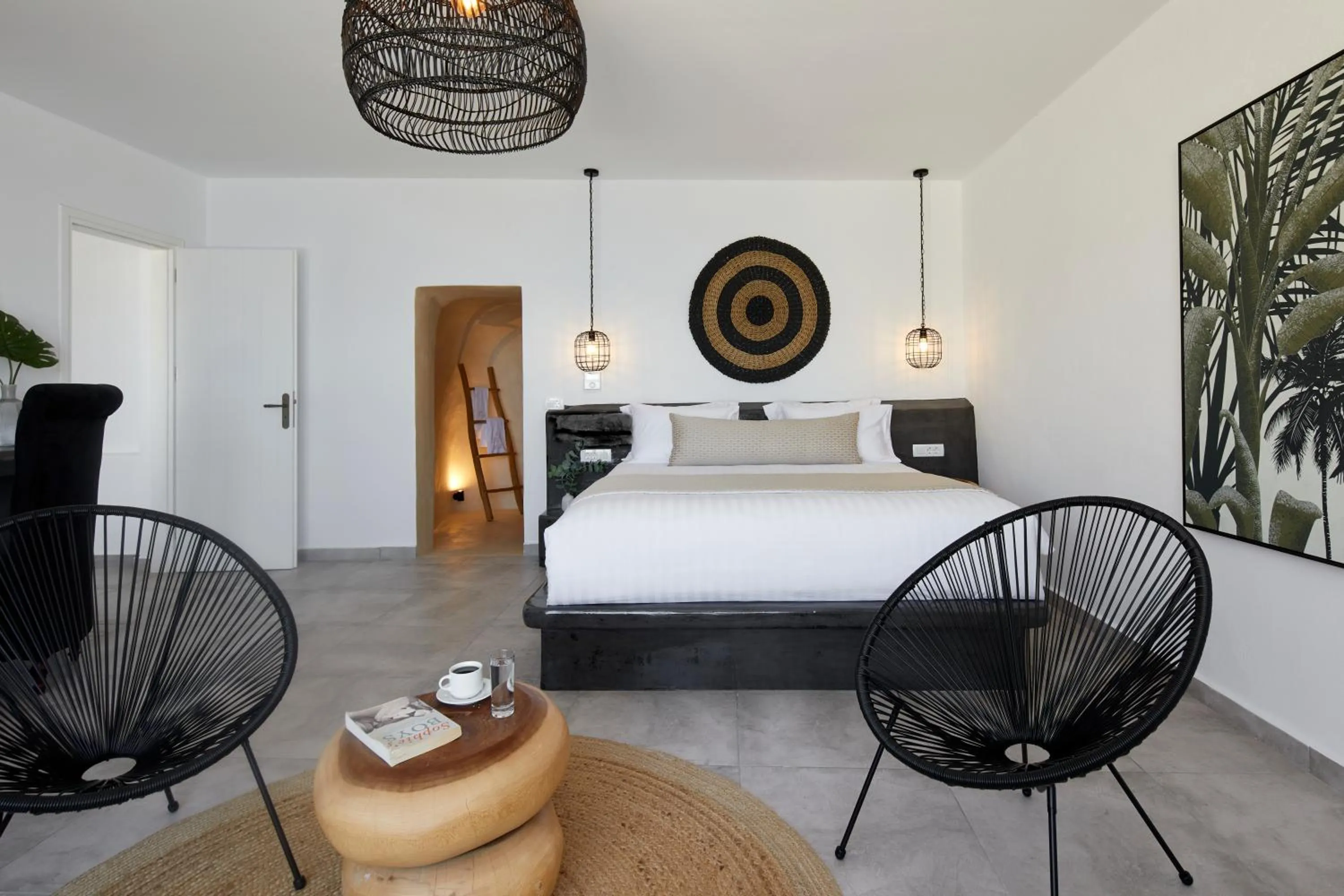 Bed in Thermes Luxury Villas And Spa