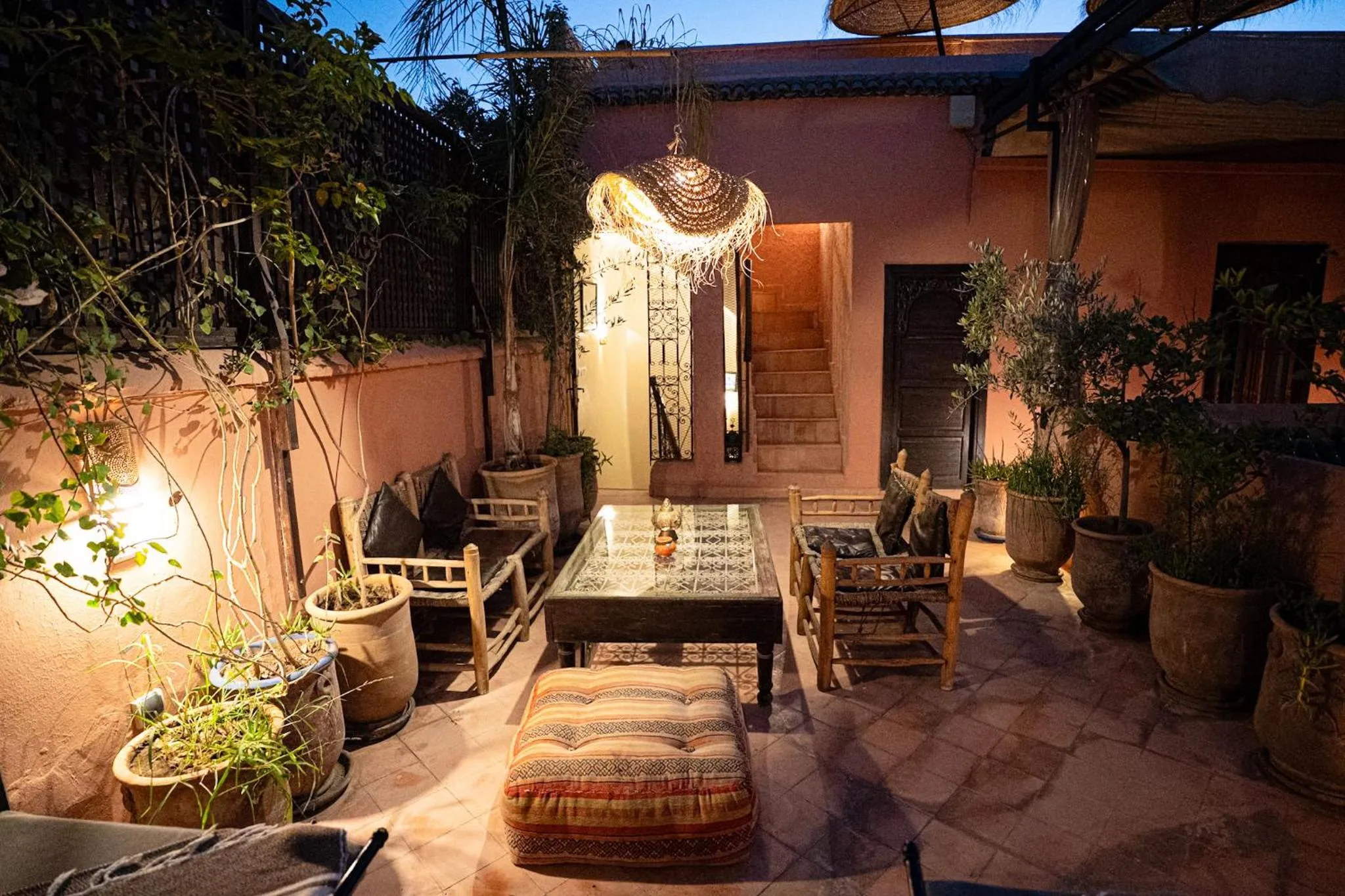 Balcony/Terrace in Riad Chams Marrakech