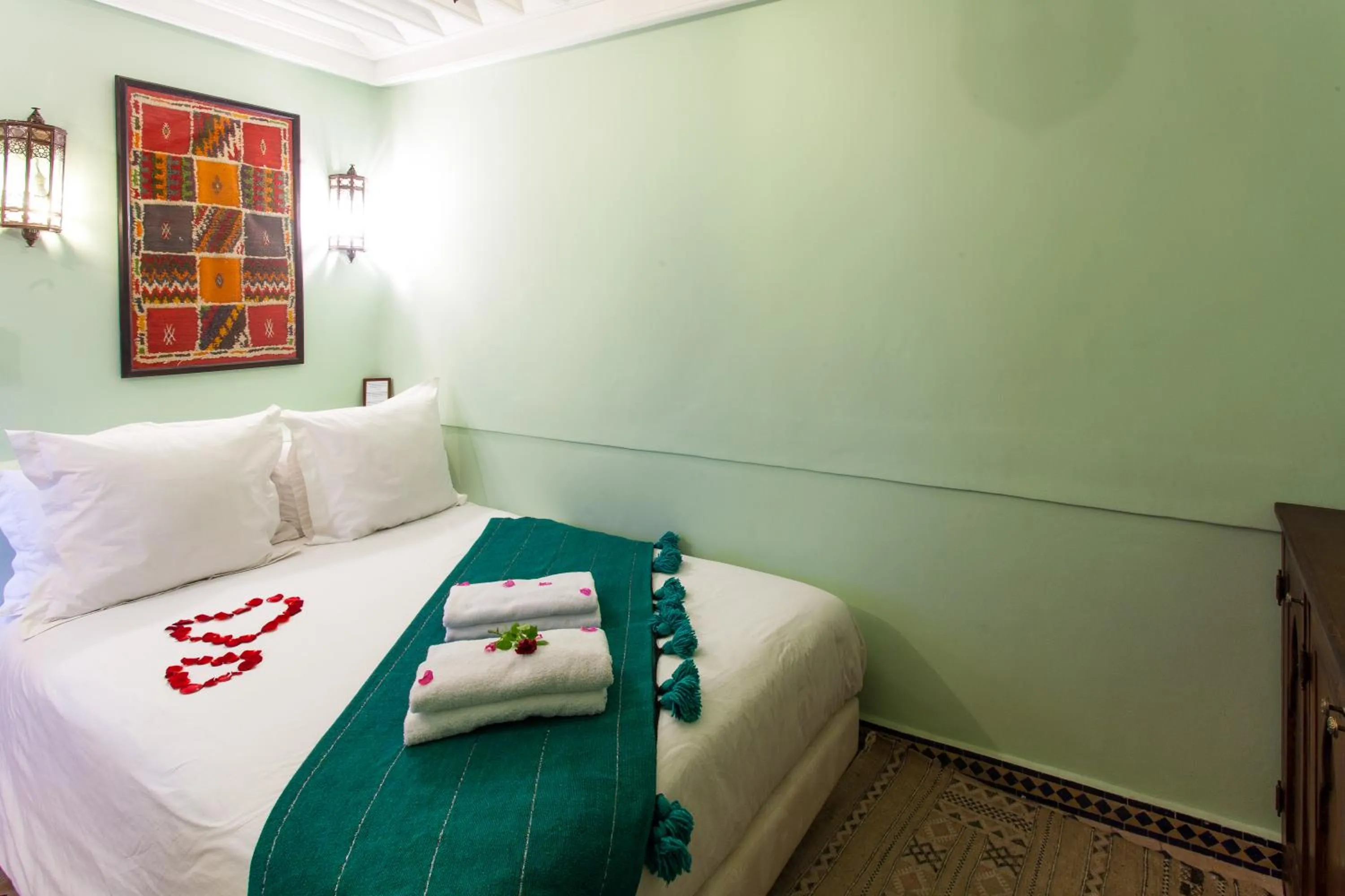 Bedroom, Bed in Riad Chams Marrakech