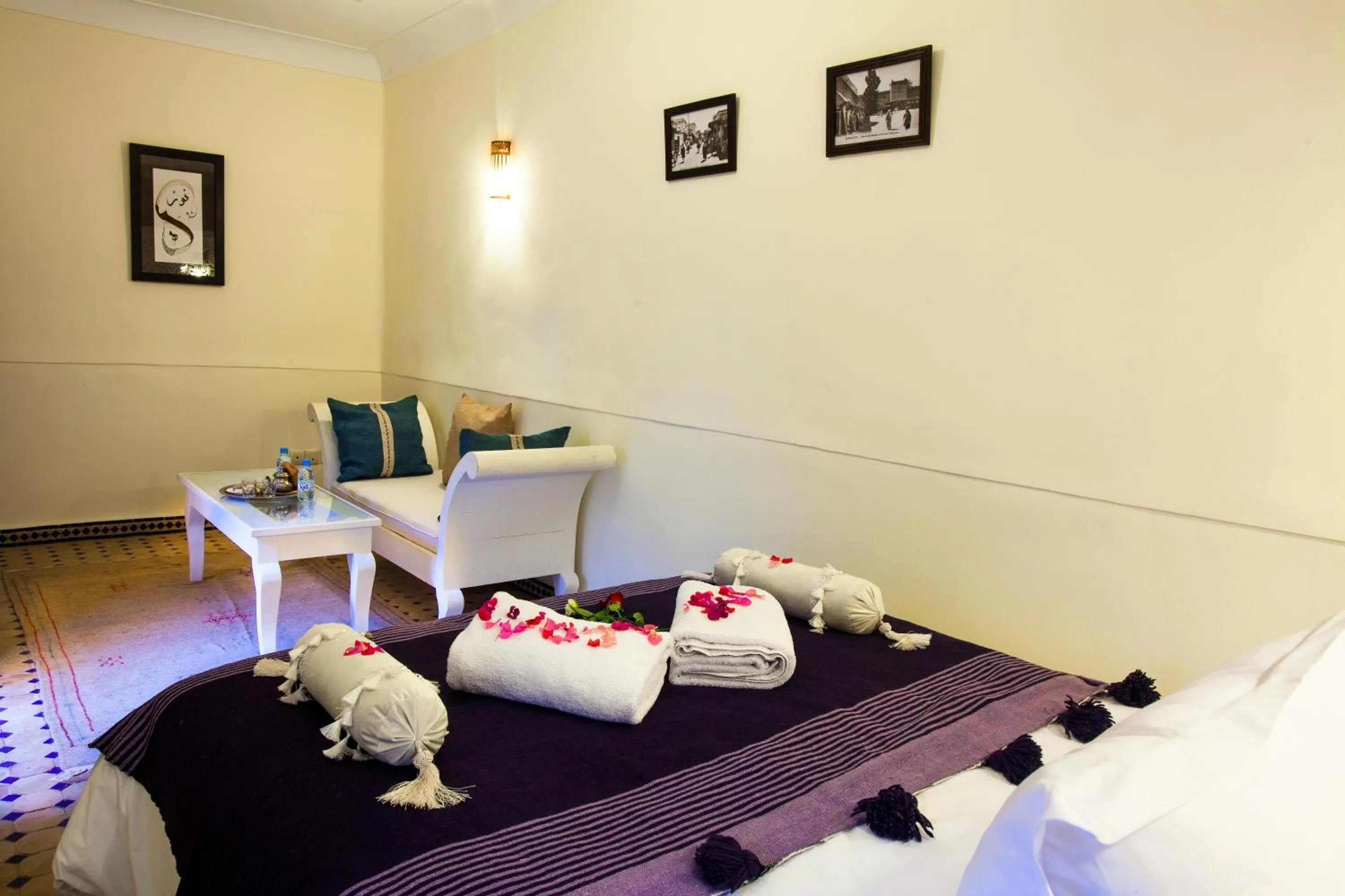 Bedroom, Bed in Riad Chams Marrakech