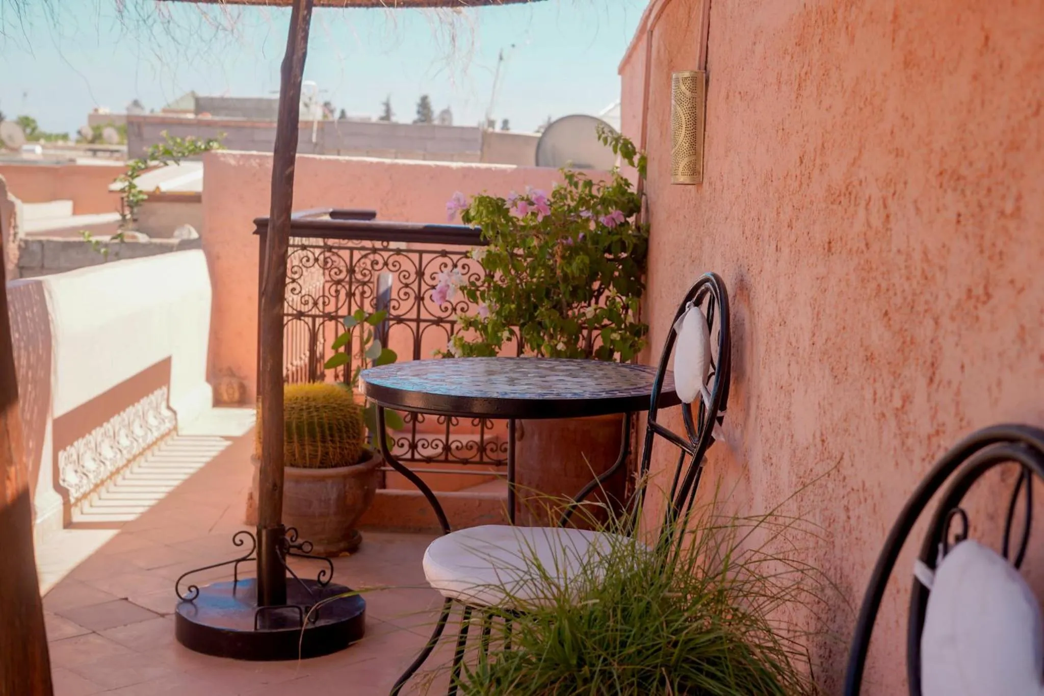 Balcony/Terrace in Riad Chams Marrakech
