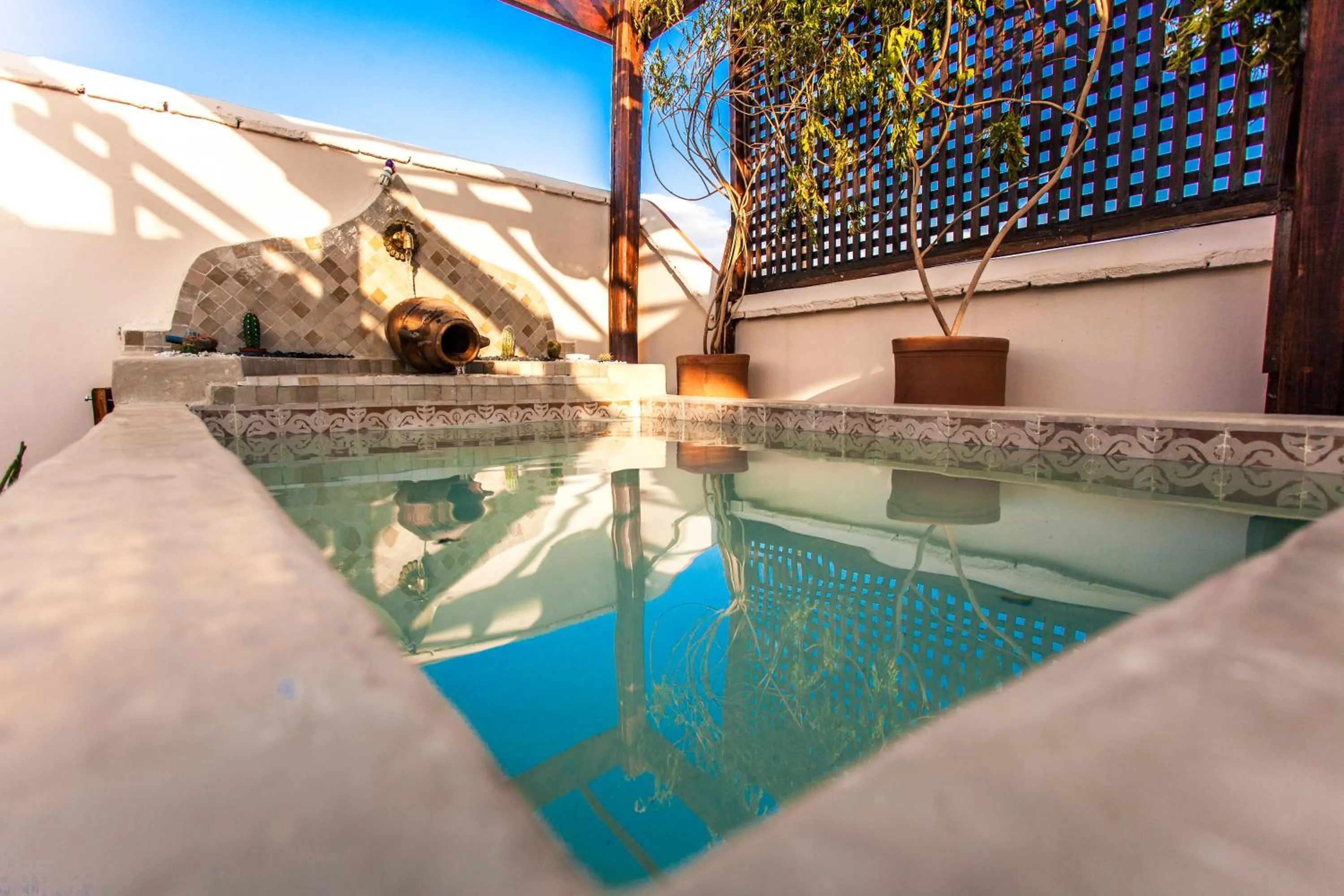 Balcony/Terrace in Riad Chams Marrakech