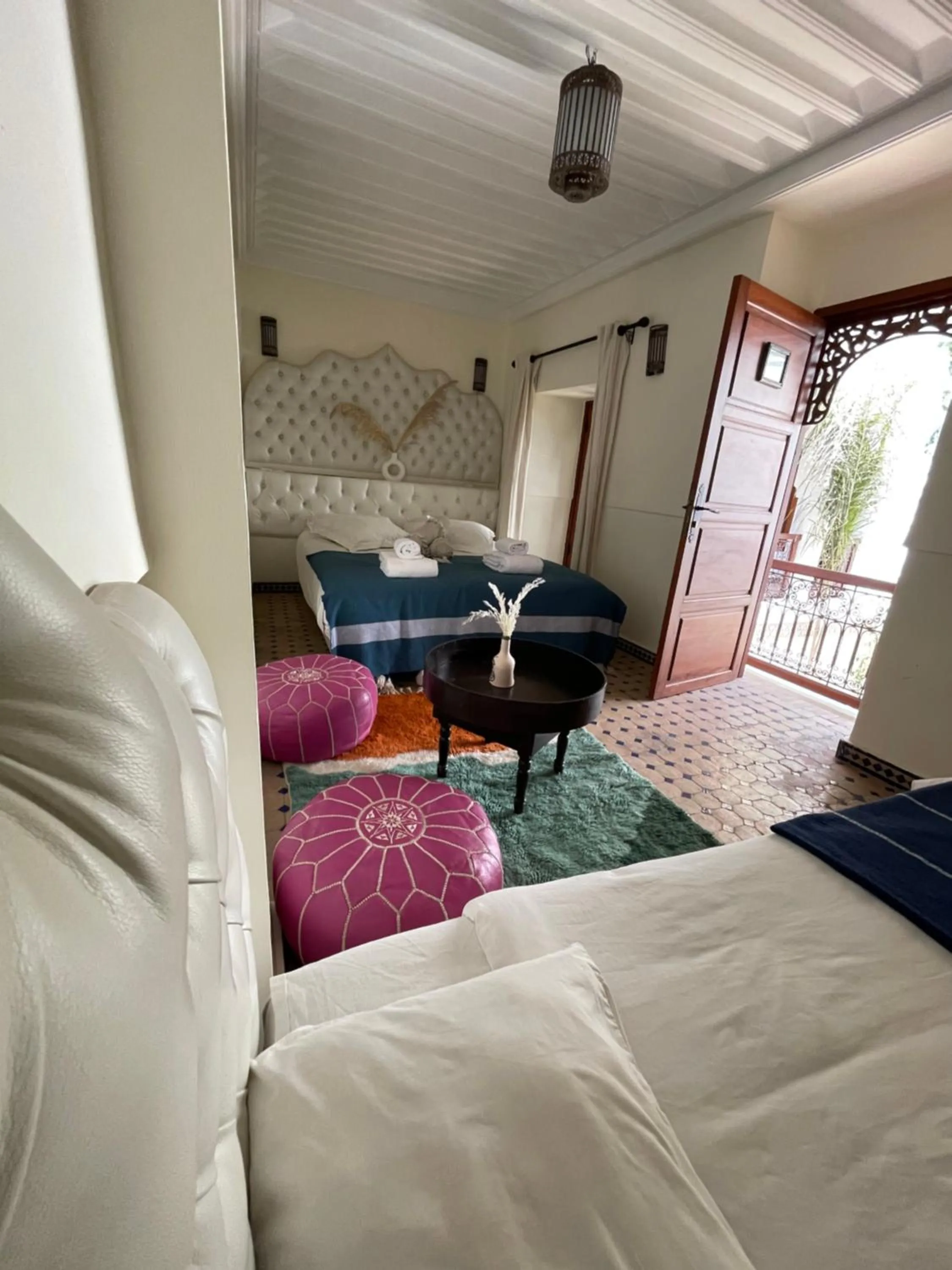 room service, Bed in Riad Chams Marrakech