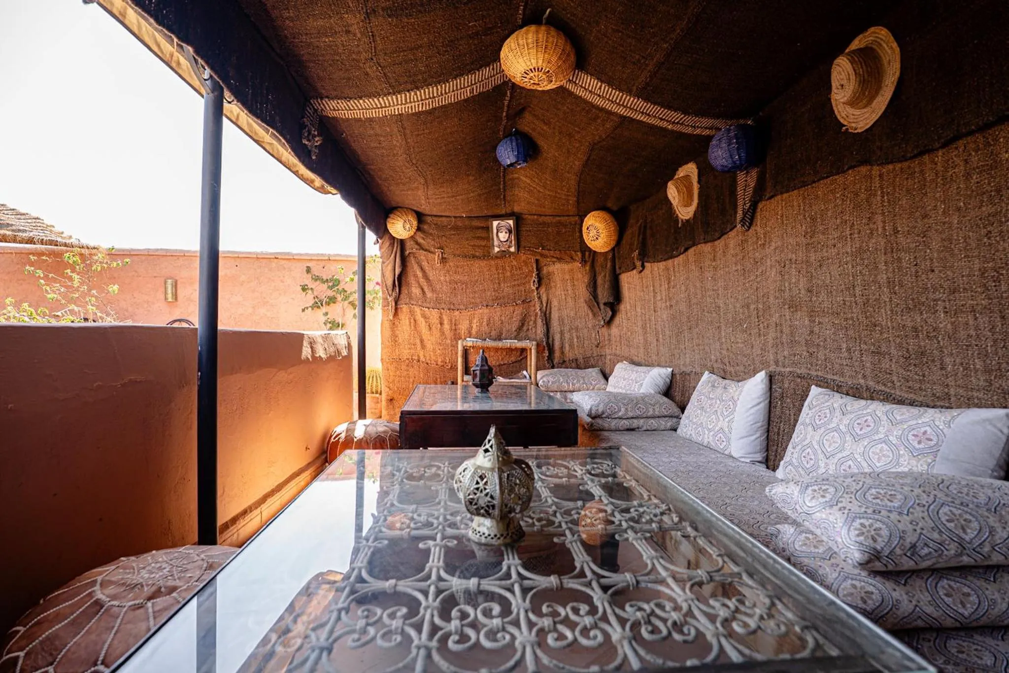 Balcony/Terrace in Riad Chams Marrakech