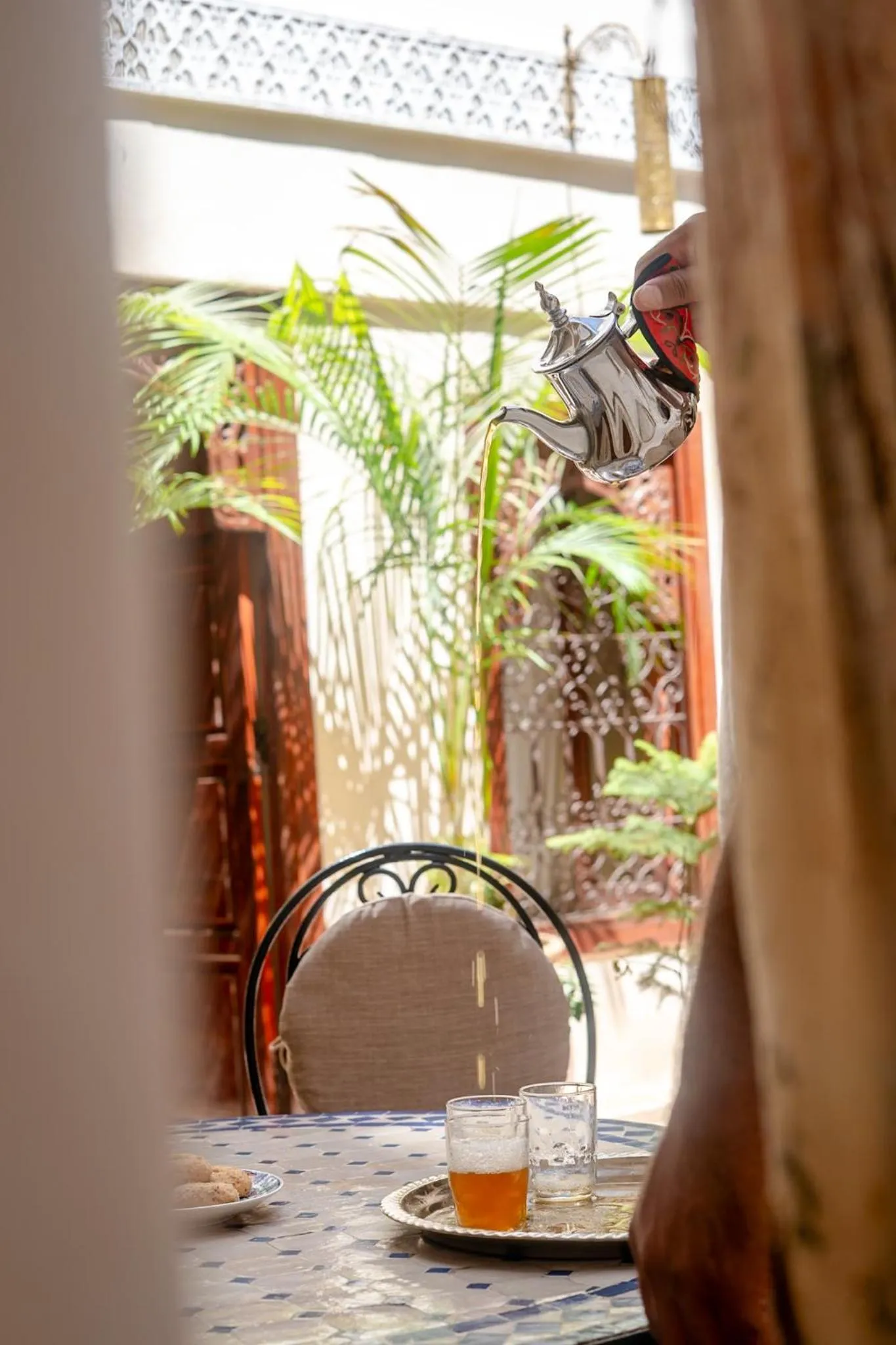 Dining area in Riad Chams Marrakech