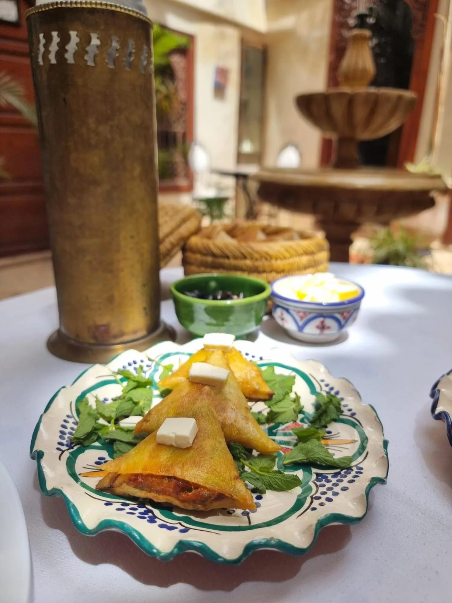 Restaurant/places to eat in Riad Chams Marrakech