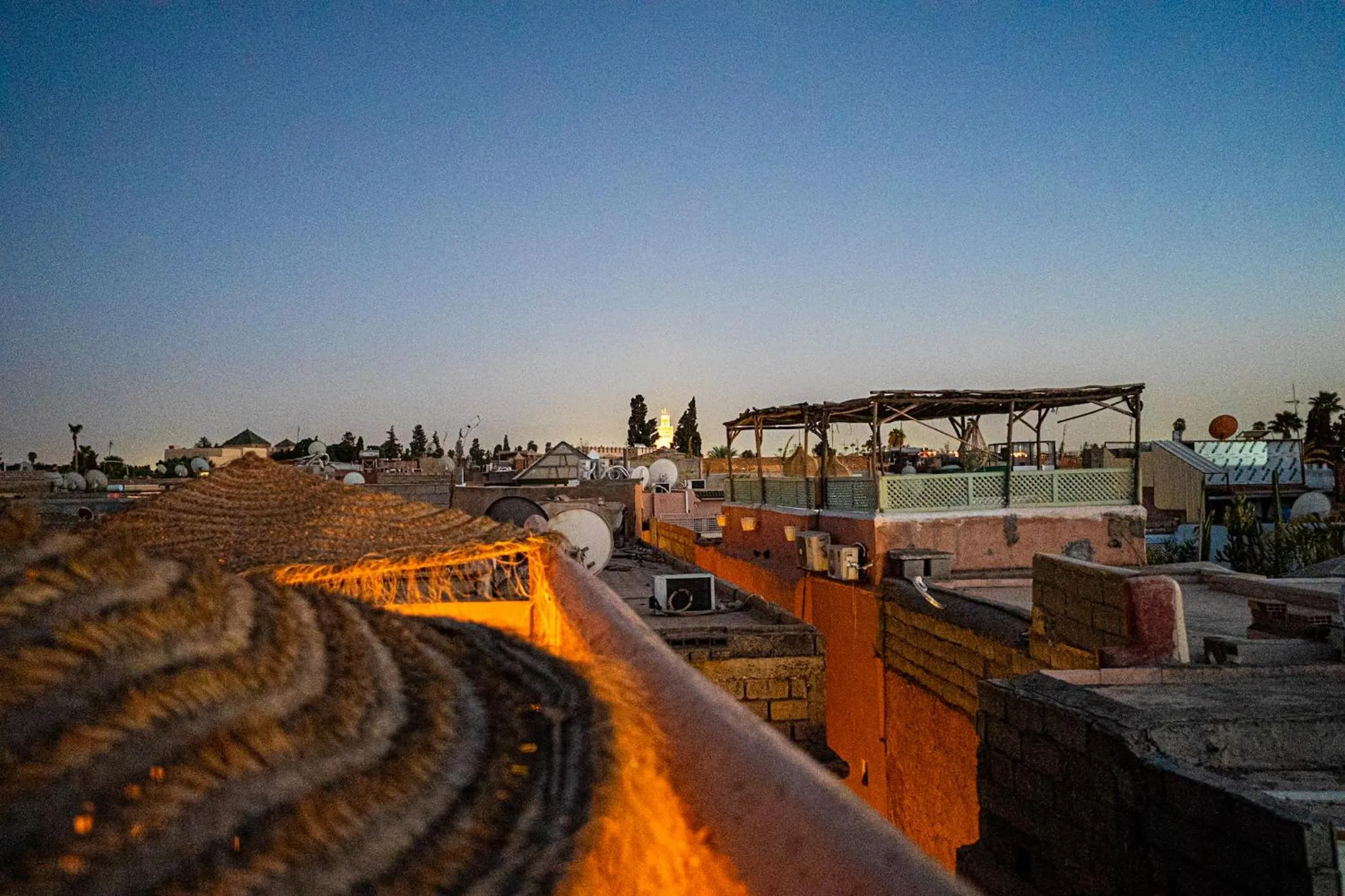 Sunrise in Riad Chams Marrakech