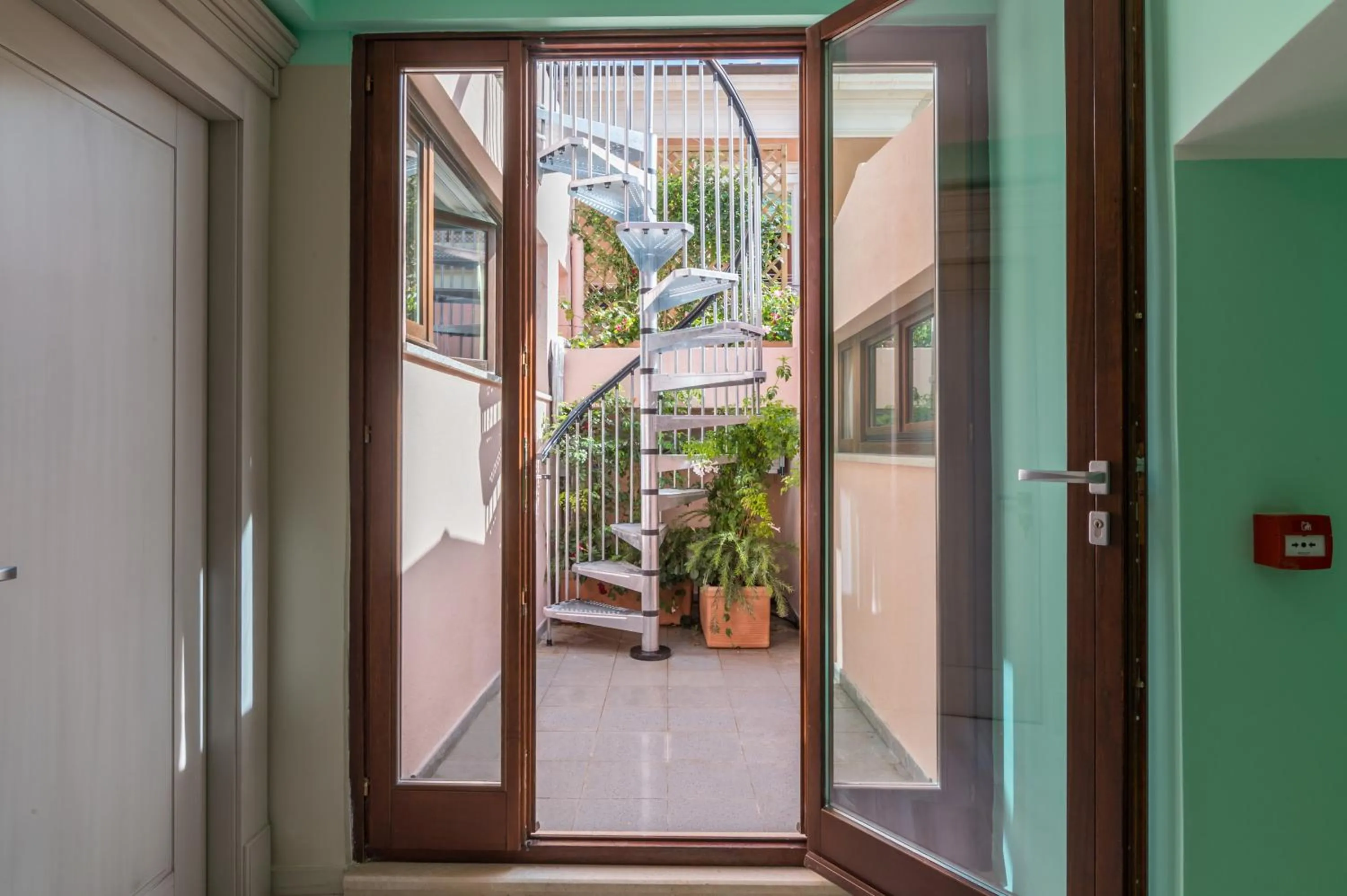 Patio in L'Ambasciata Hotel de Charme