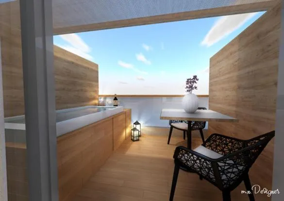 Balcony/Terrace in Atlantis Boutique City Hotel