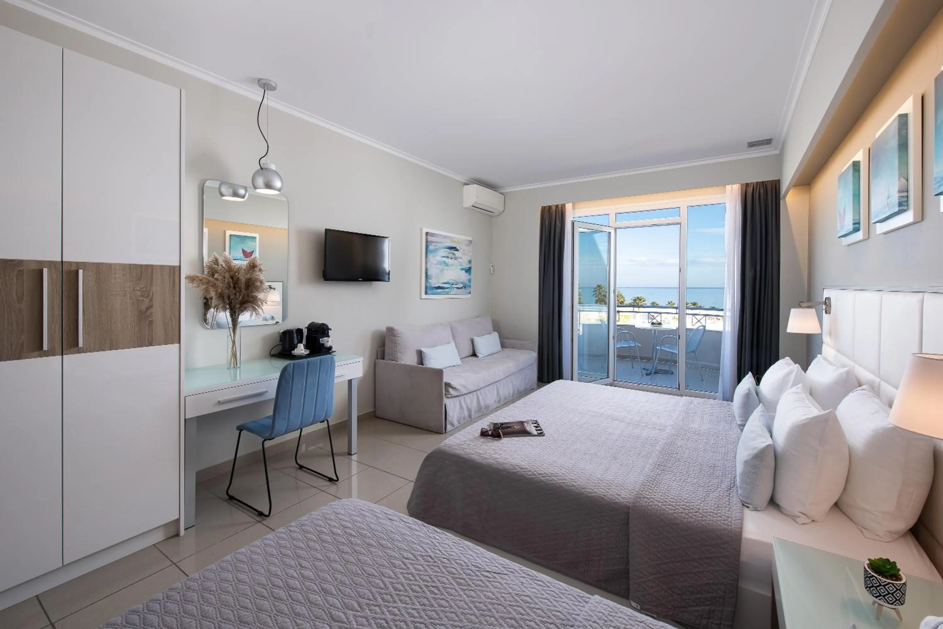 Bed in Olympic Star Beach Hotel