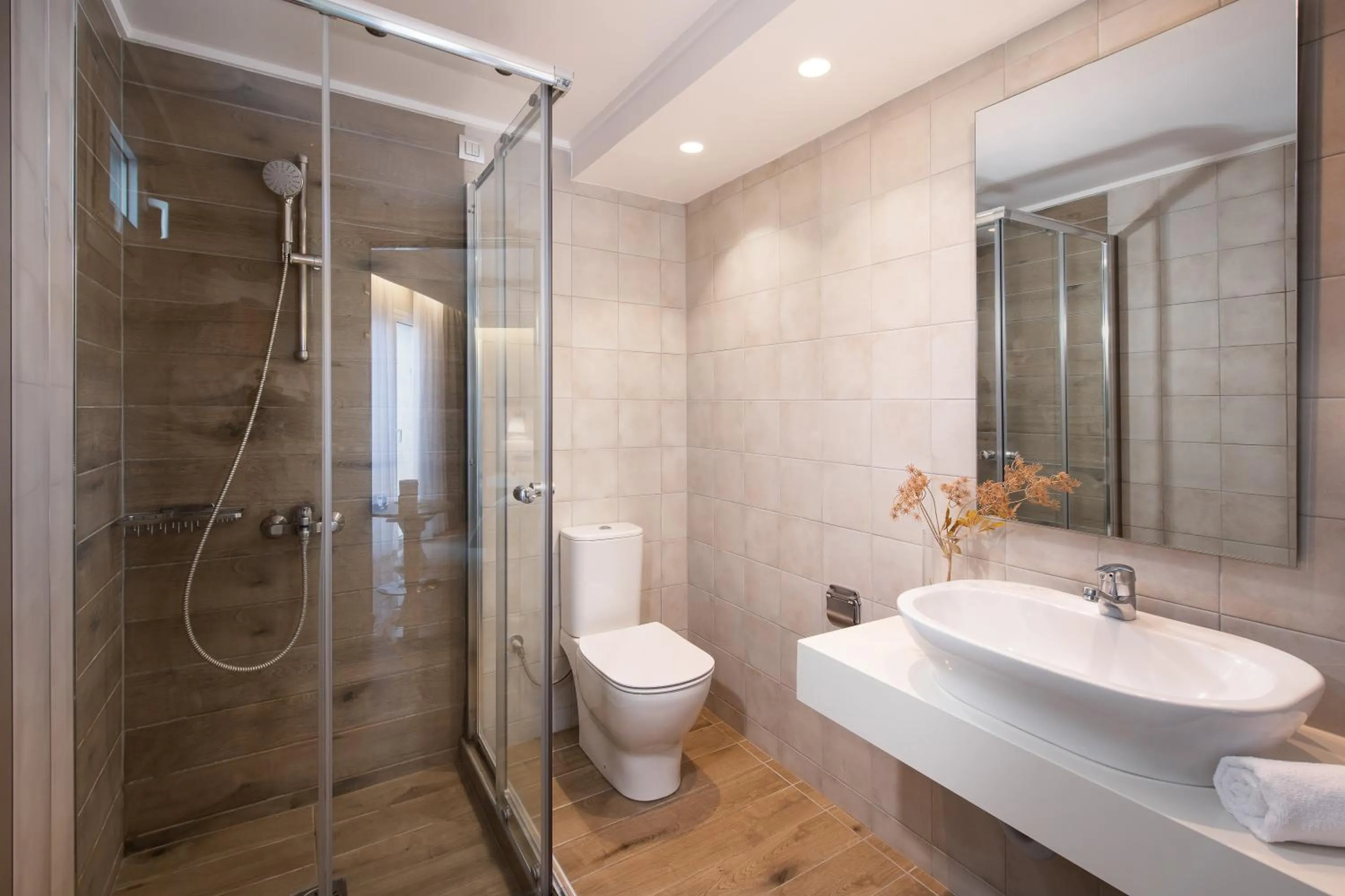 Shower in Olympic Star Beach Hotel