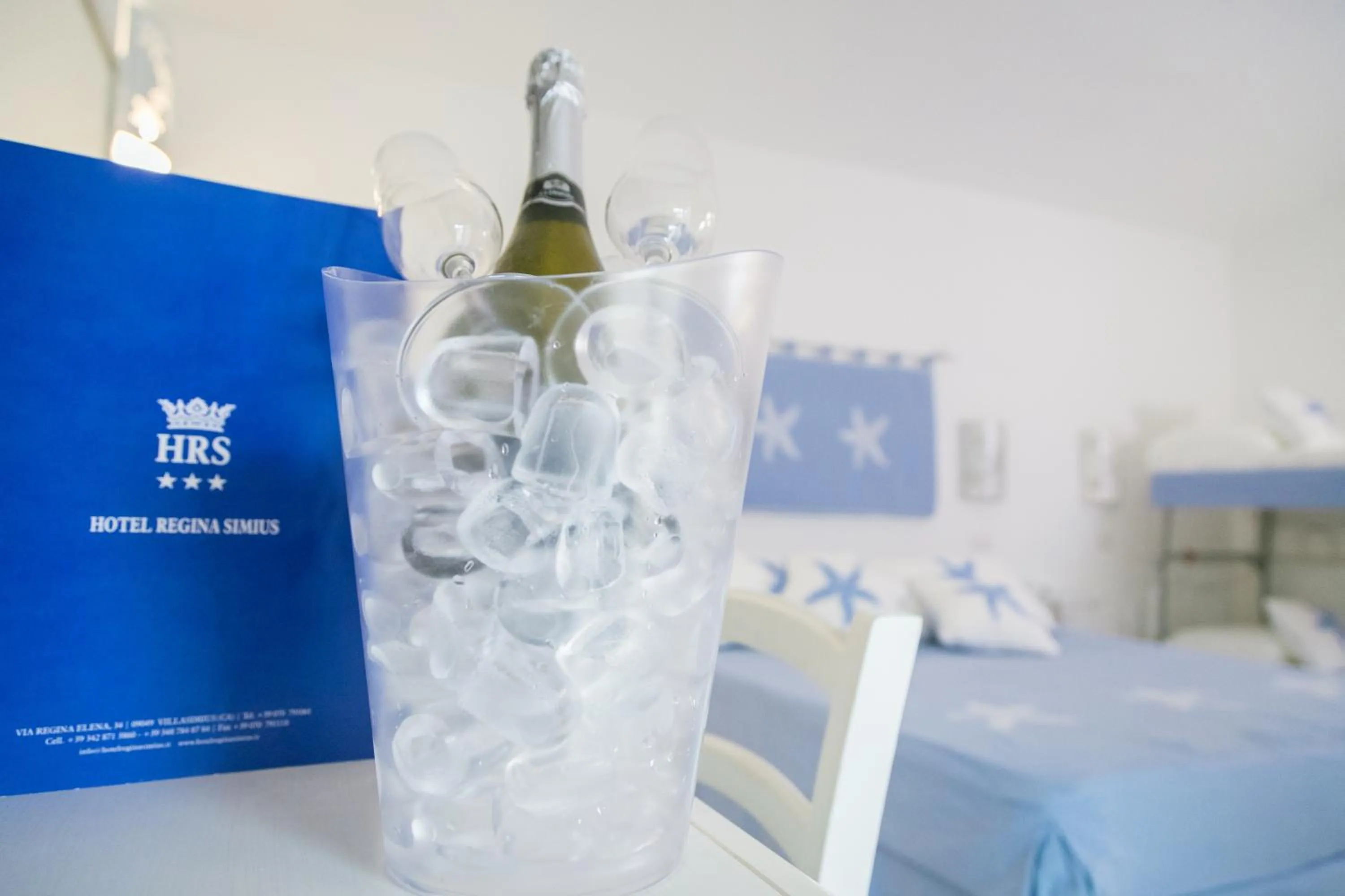 Bed in Hotel Regina Simius