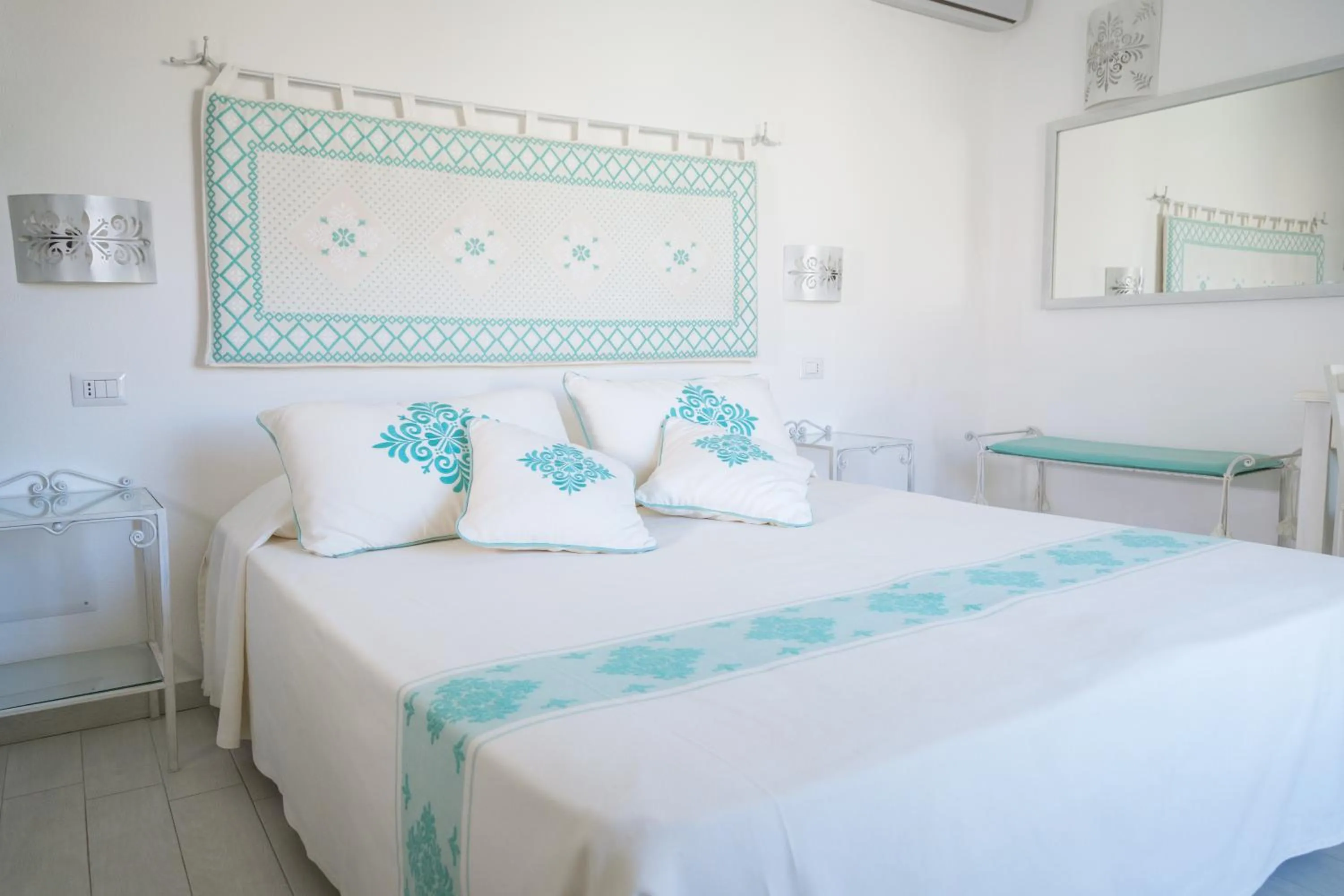 Bed in Hotel Regina Simius