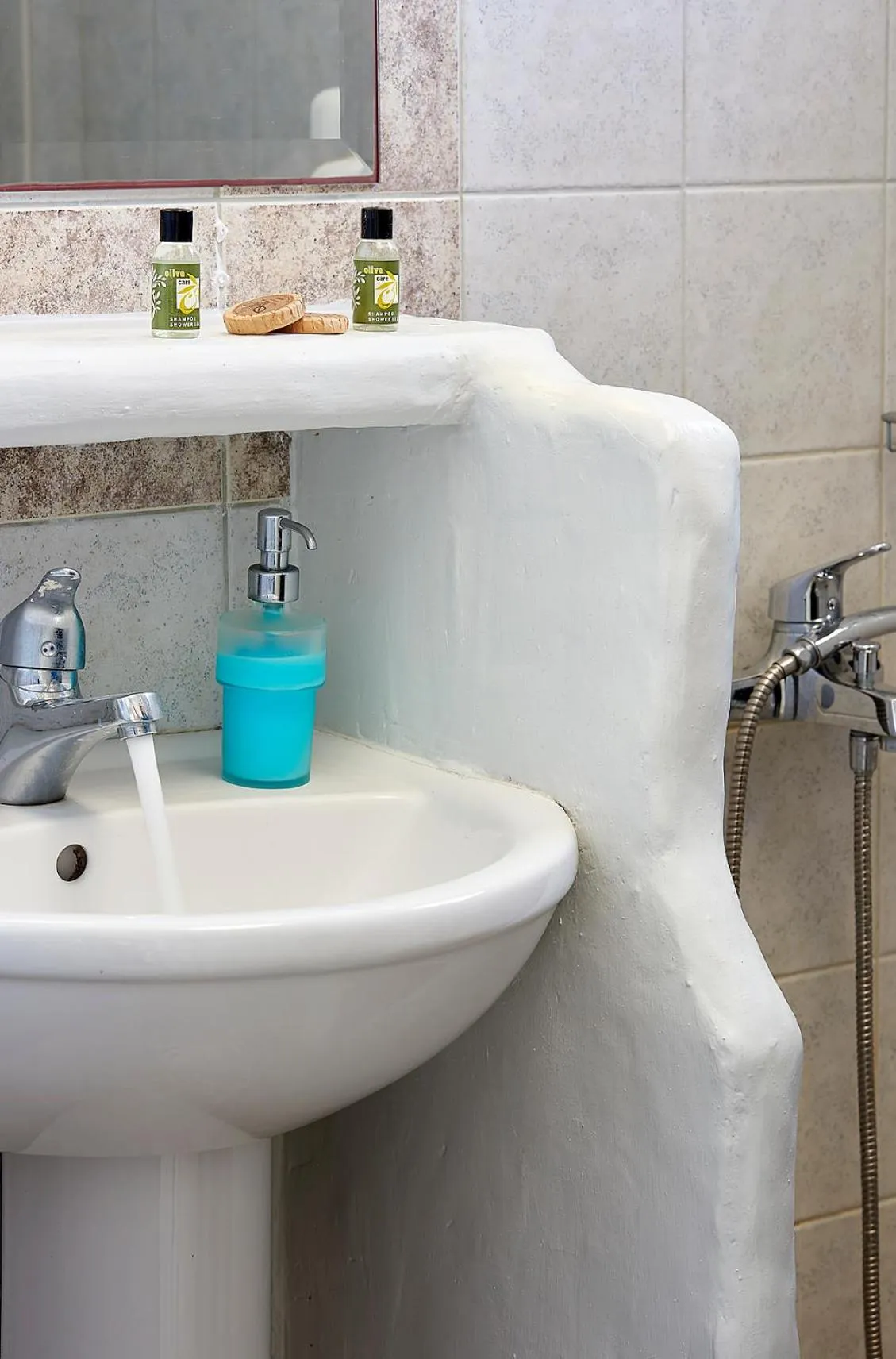 Bathroom in Milos Hotel