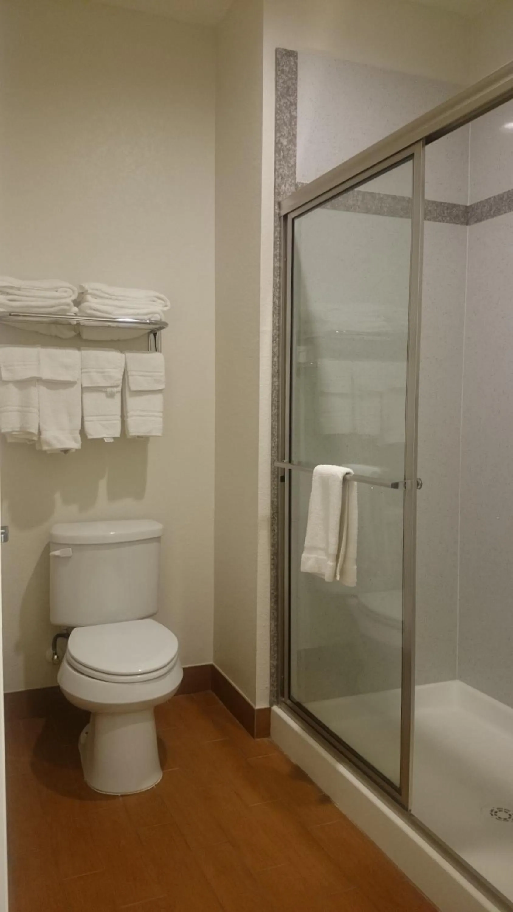 Toilet in Regency Inn & Suites- NW Houston